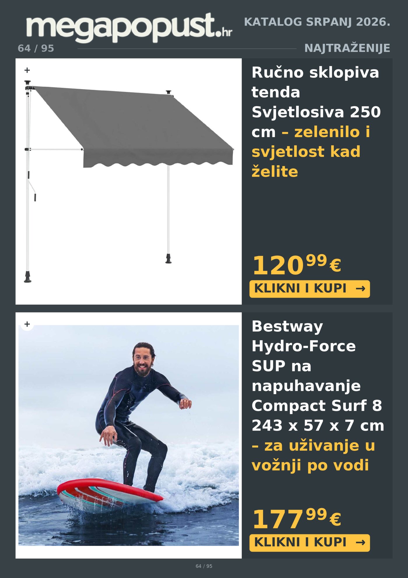 Megapopust.hr katalog Srpanj/Kolovoz 2026