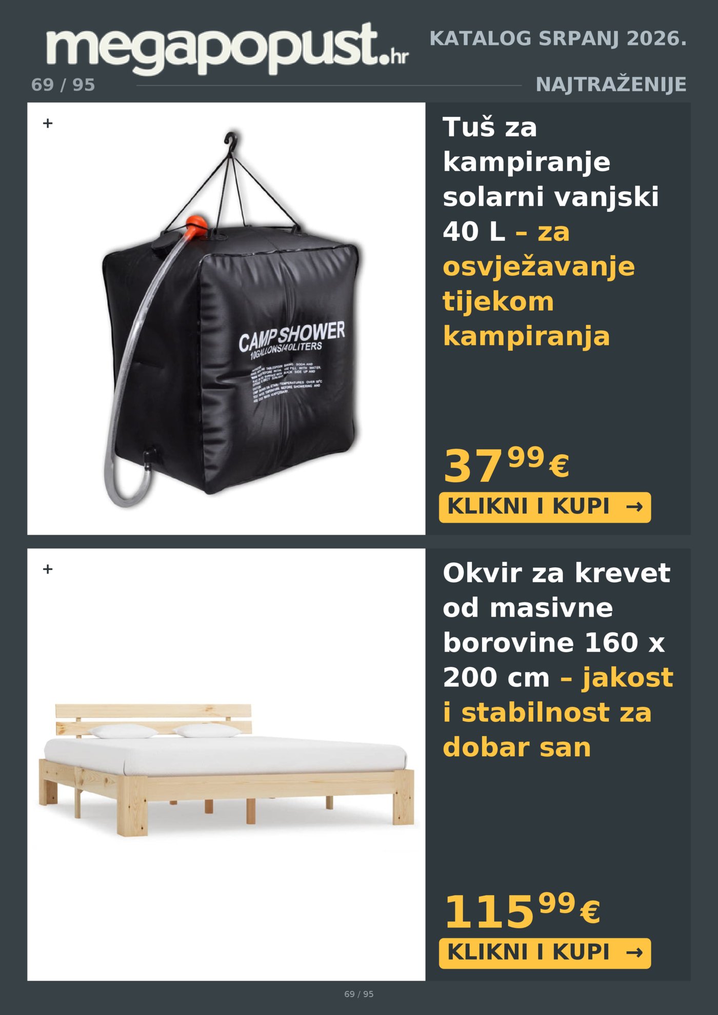 Megapopust.hr katalog Srpanj/Kolovoz 2026