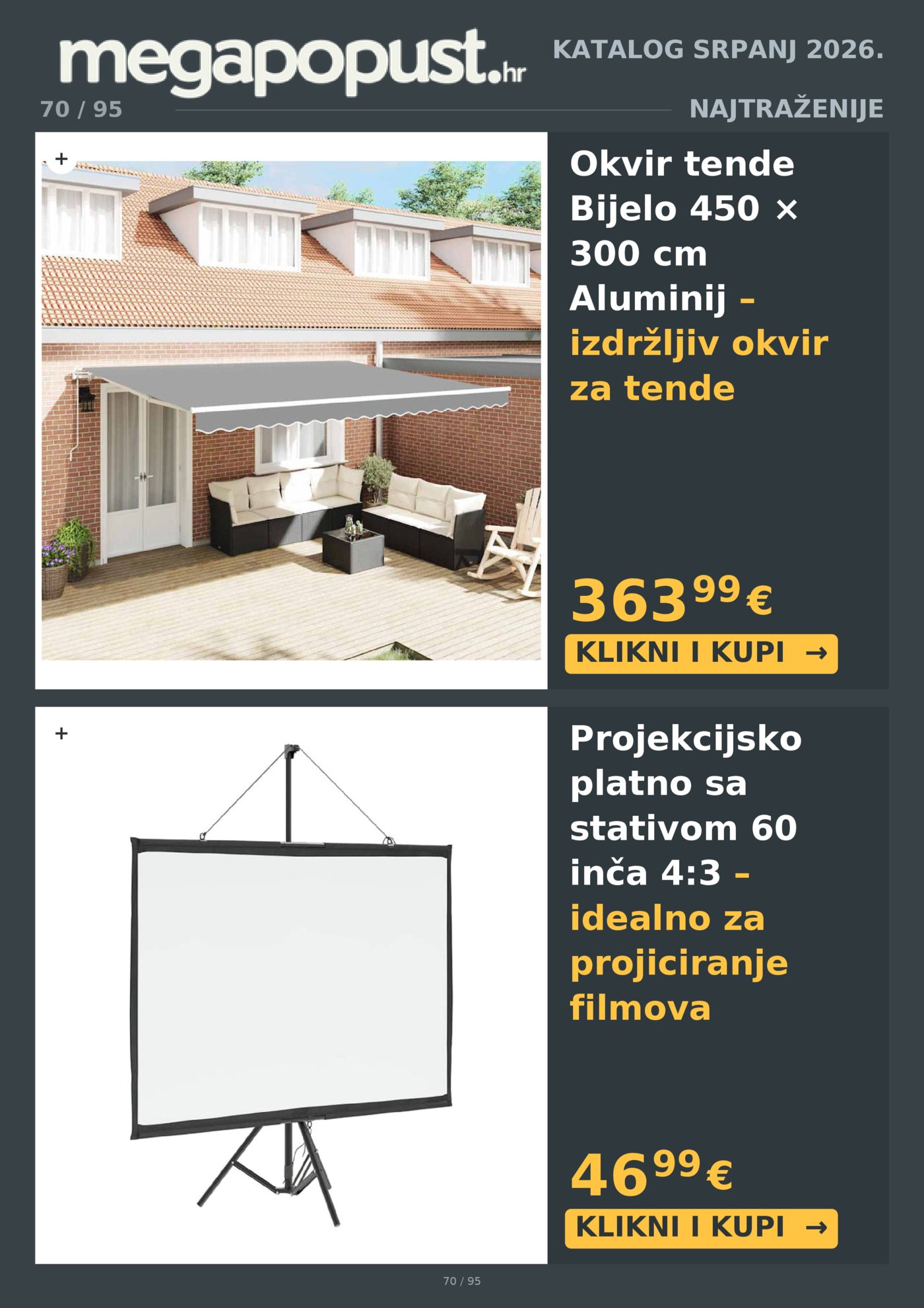Megapopust.hr katalog Srpanj/Kolovoz 2026