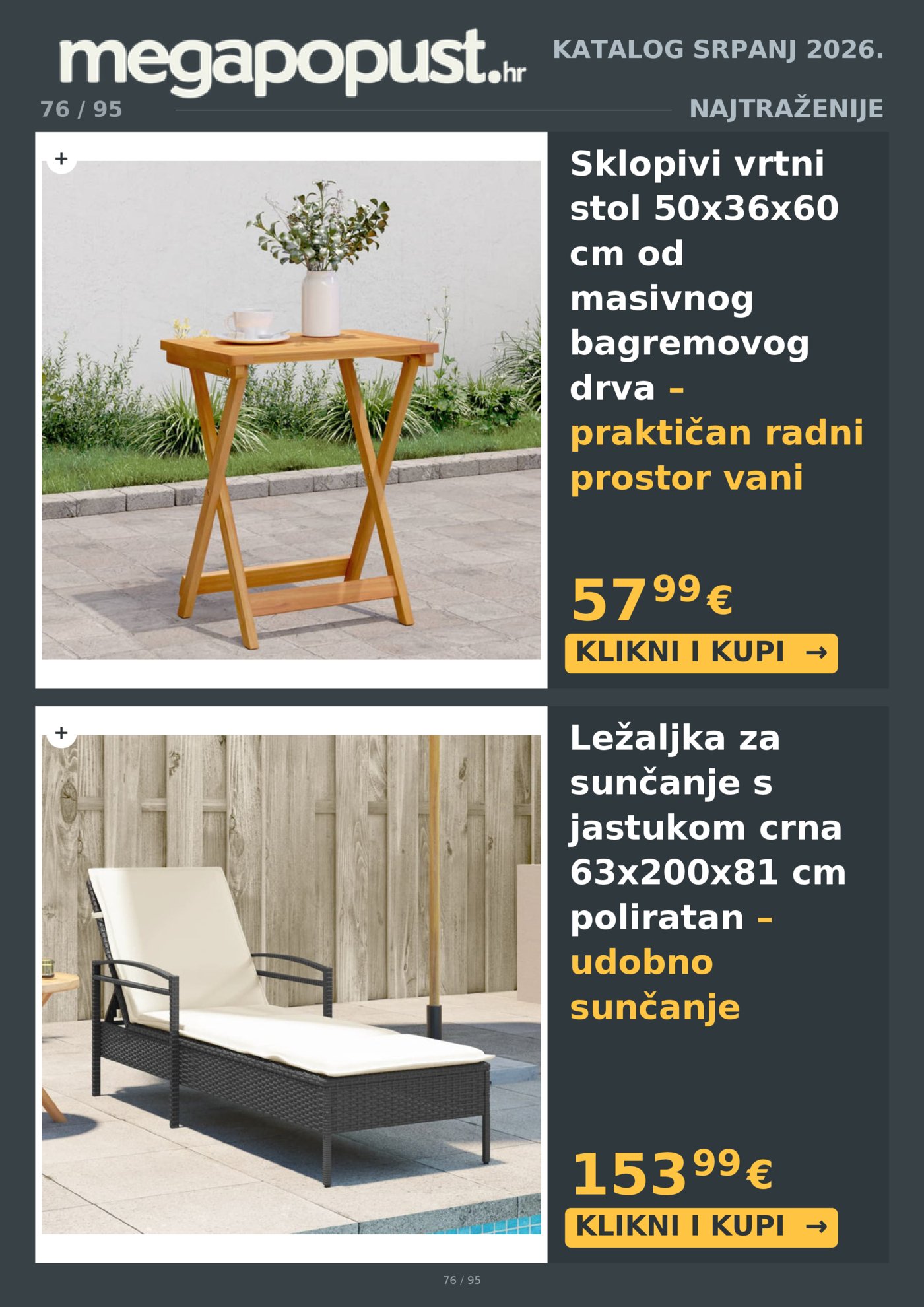 Megapopust.hr katalog Srpanj/Kolovoz 2026