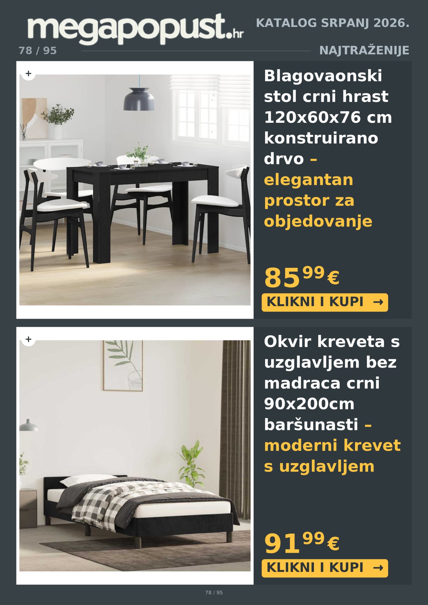 Megapopust.hr katalog Srpanj/Kolovoz 2026