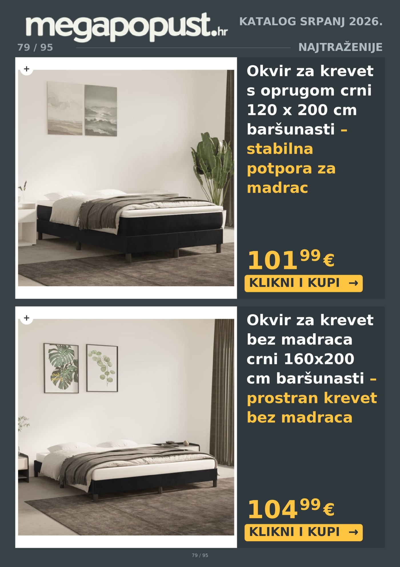 Megapopust.hr katalog Srpanj/Kolovoz 2026