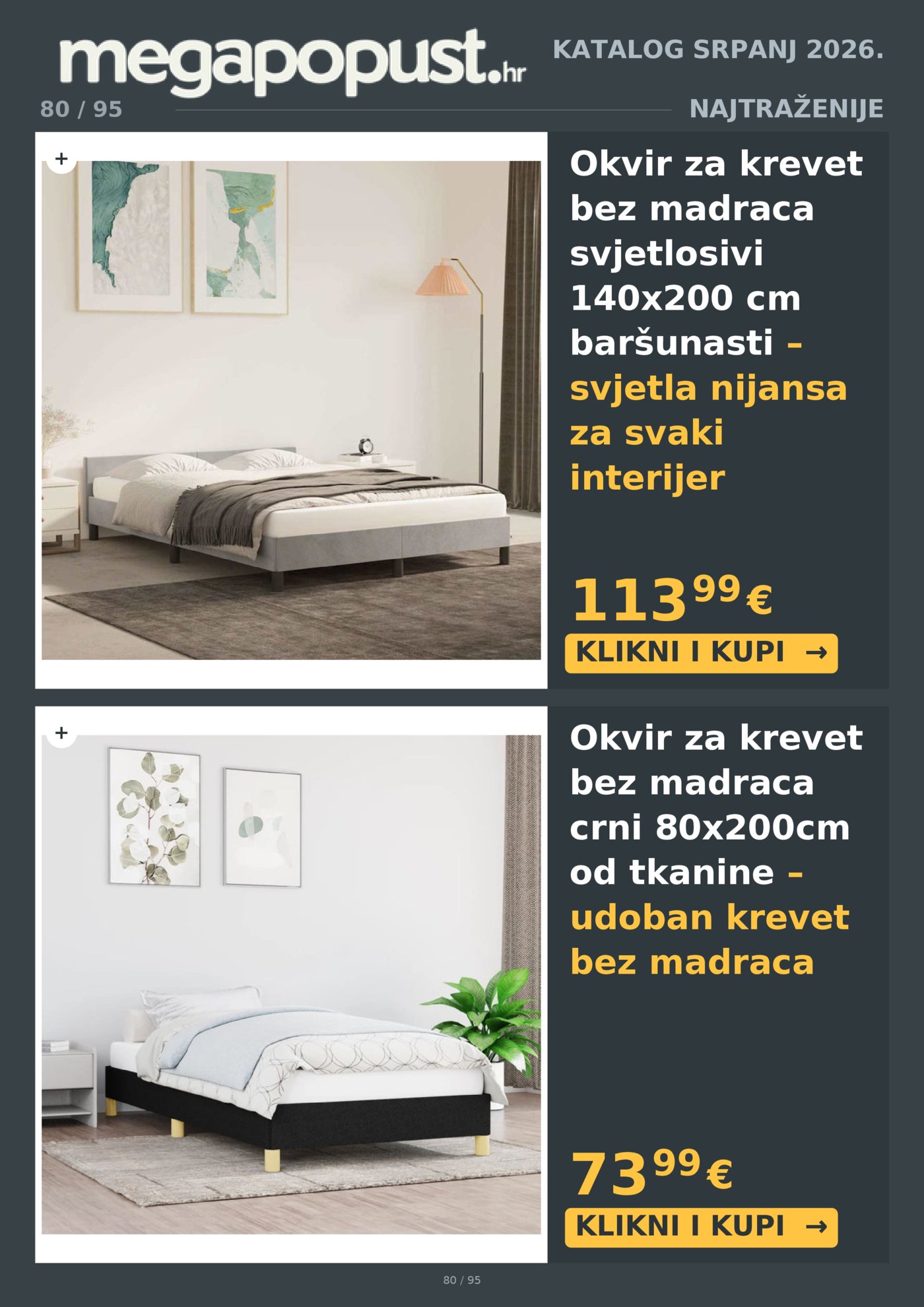 Megapopust.hr katalog Srpanj/Kolovoz 2026