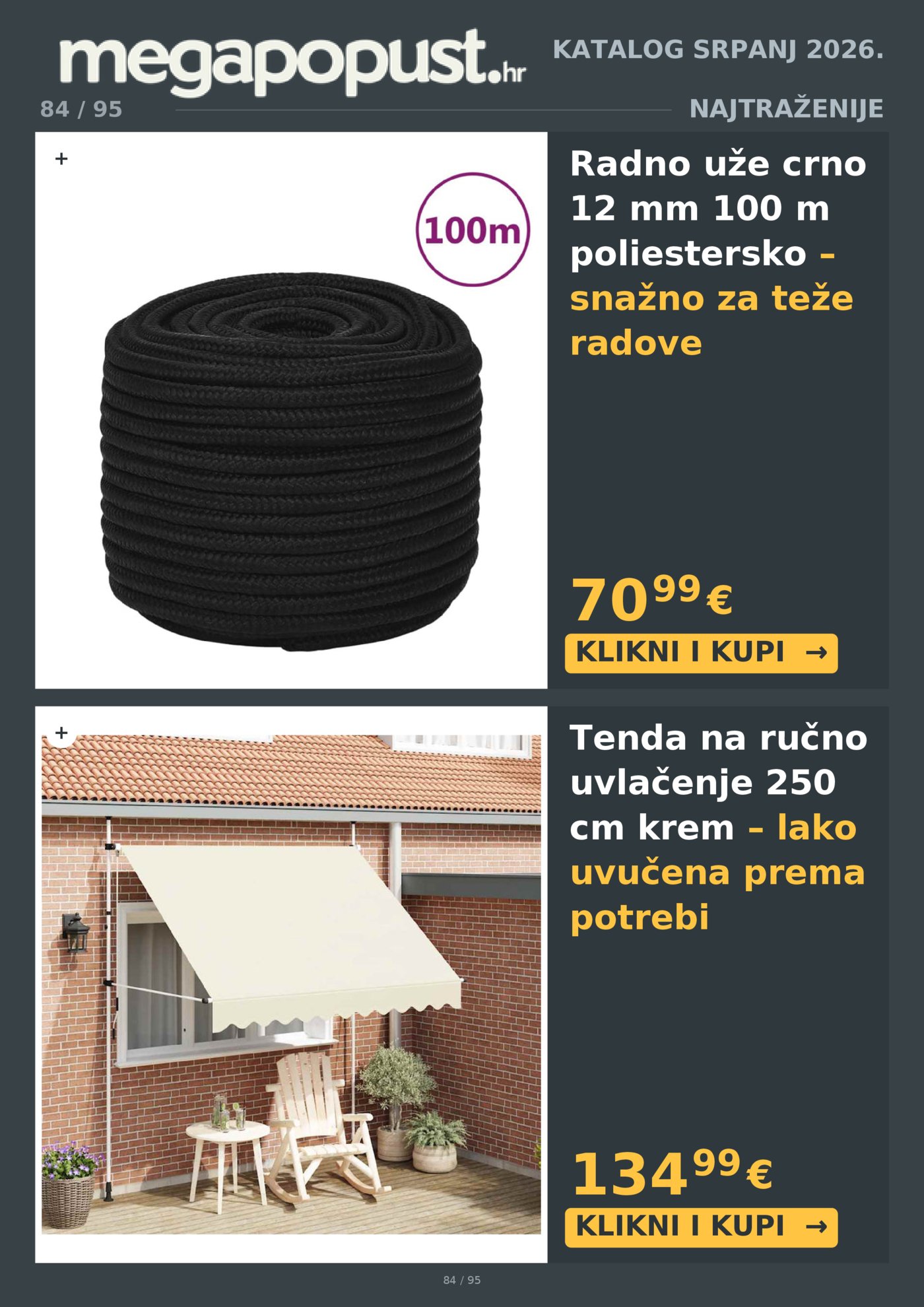 Megapopust.hr katalog Srpanj/Kolovoz 2026