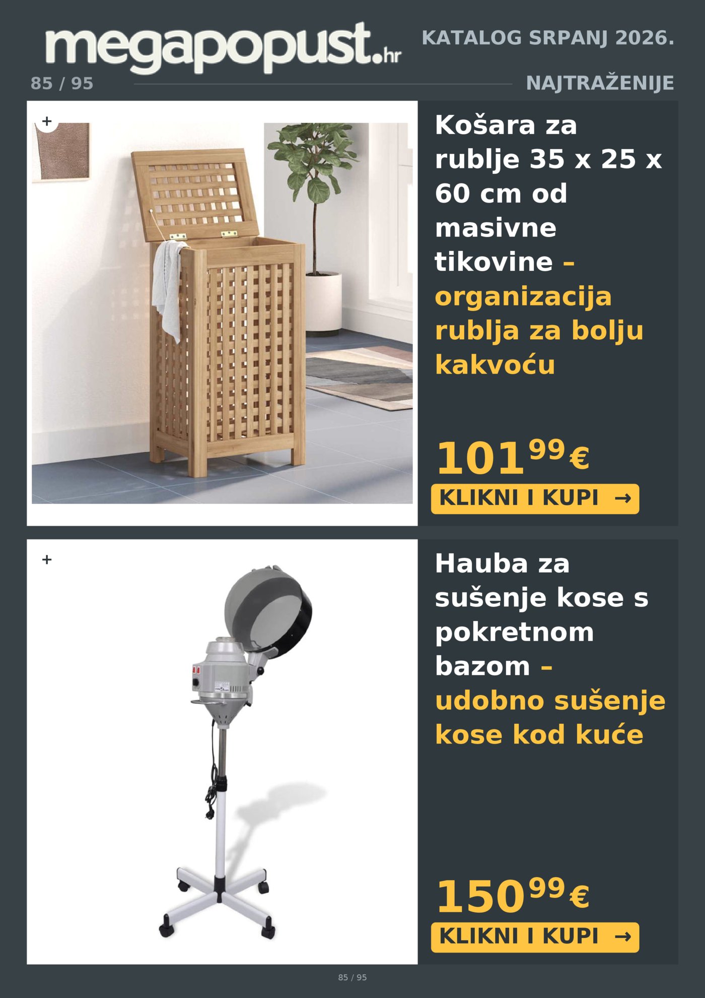 Megapopust.hr katalog Srpanj/Kolovoz 2026