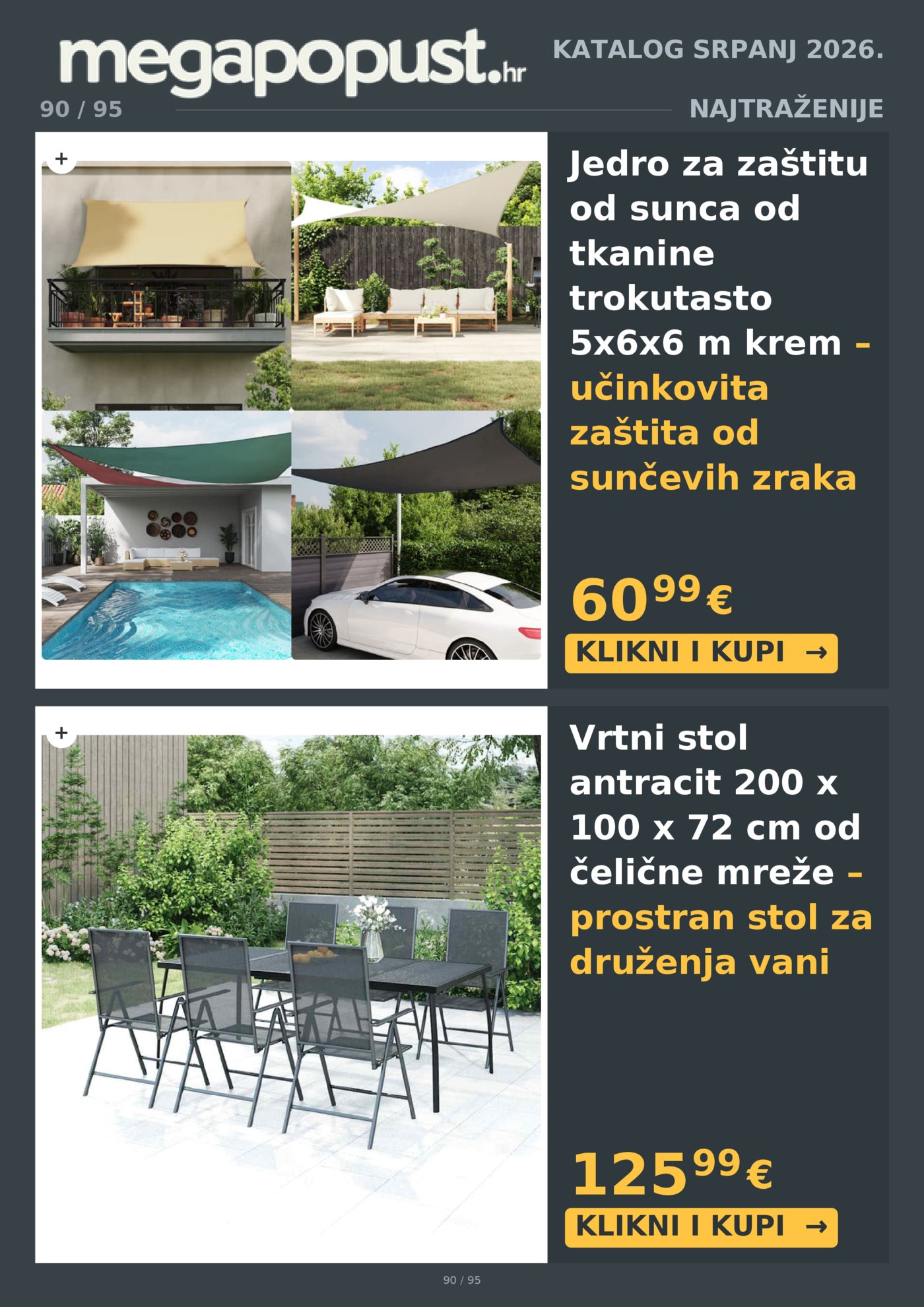 Megapopust.hr katalog Srpanj/Kolovoz 2026