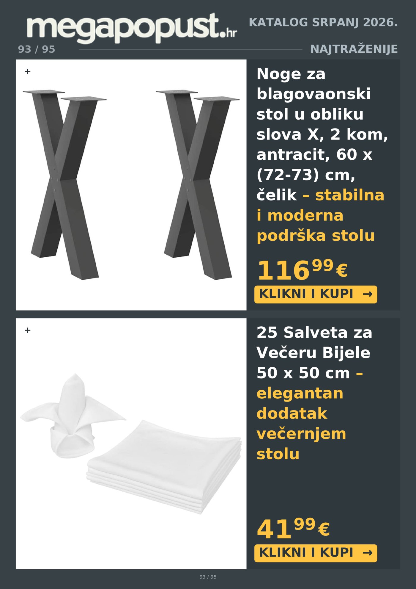Megapopust.hr katalog Srpanj/Kolovoz 2026