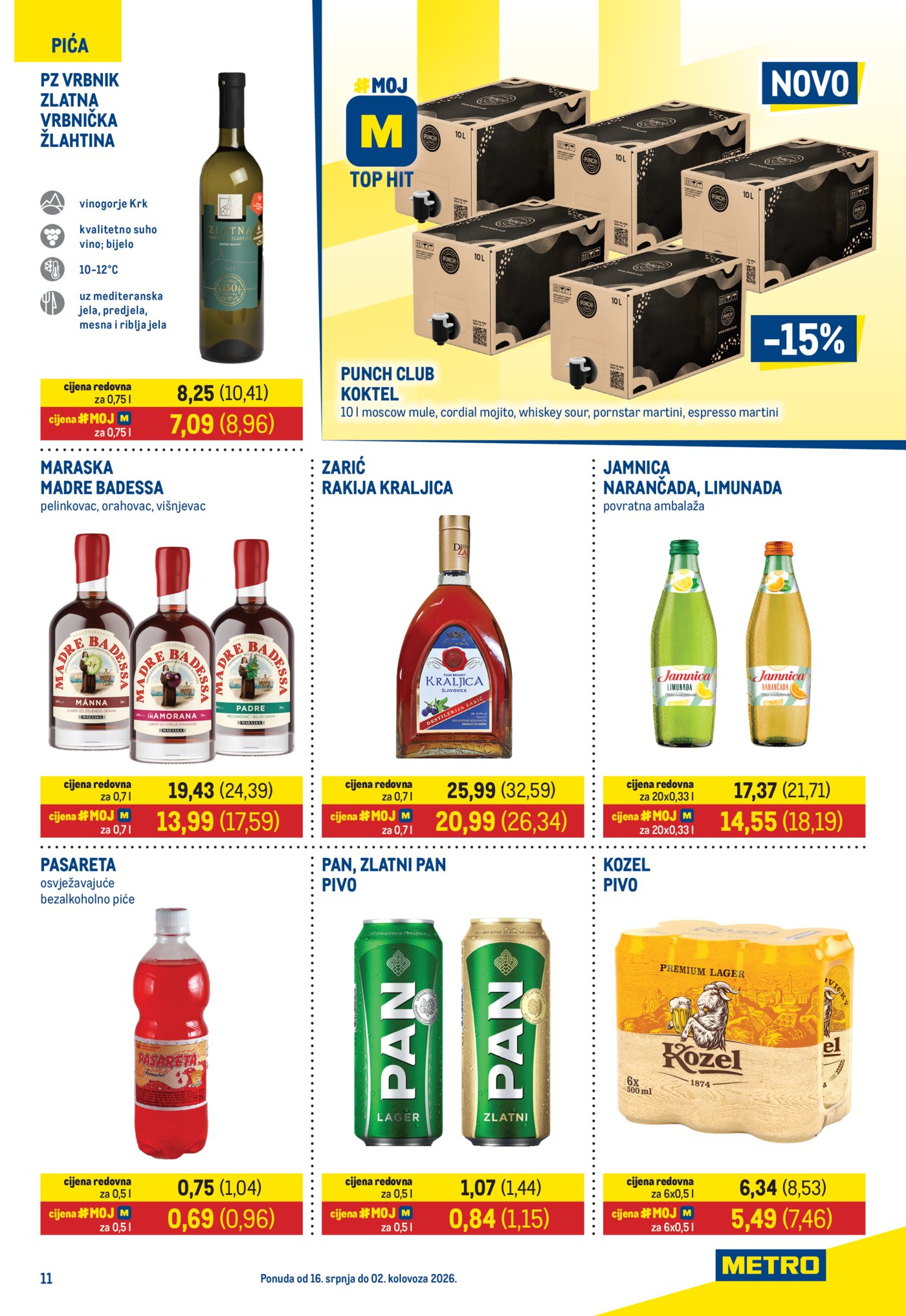 Metro katalog prehrana i neprehrana 16.07. - 31.07.2026.