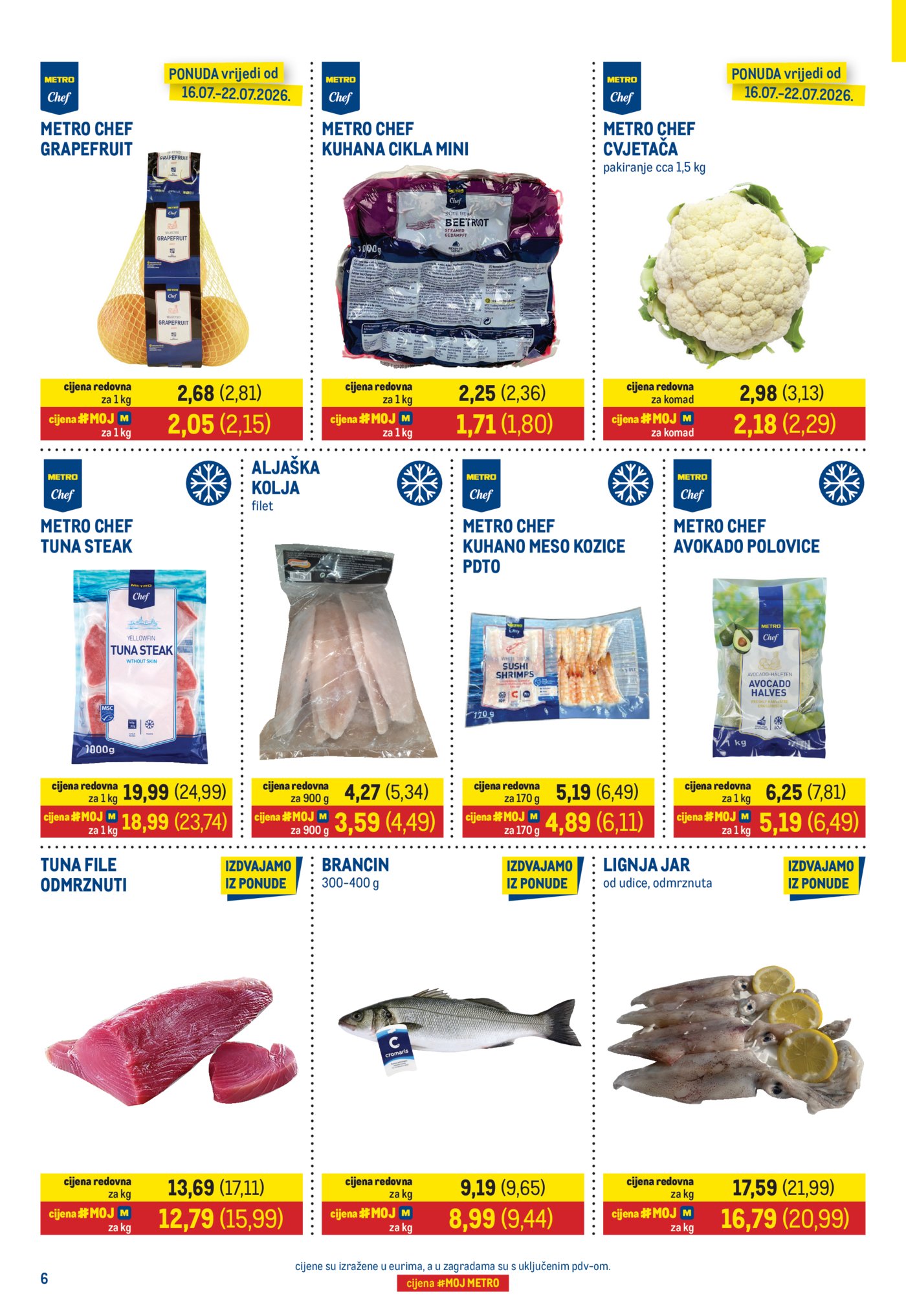 Metro katalog prehrana i neprehrana 16.07. - 31.07.2026.