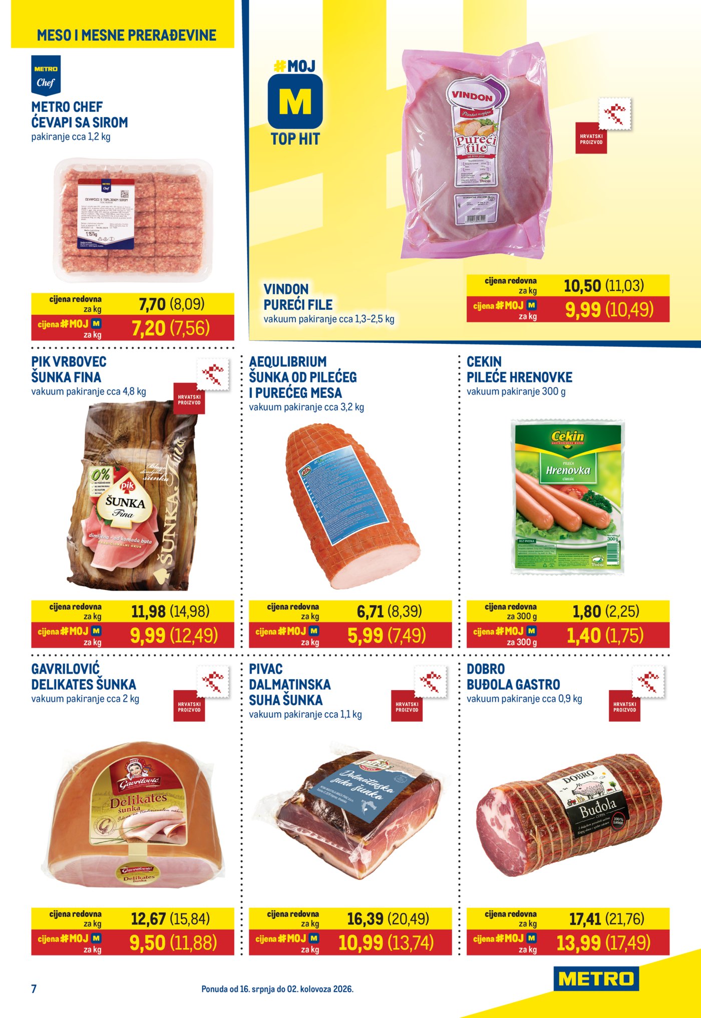Metro katalog prehrana i neprehrana 16.07. - 31.07.2026.