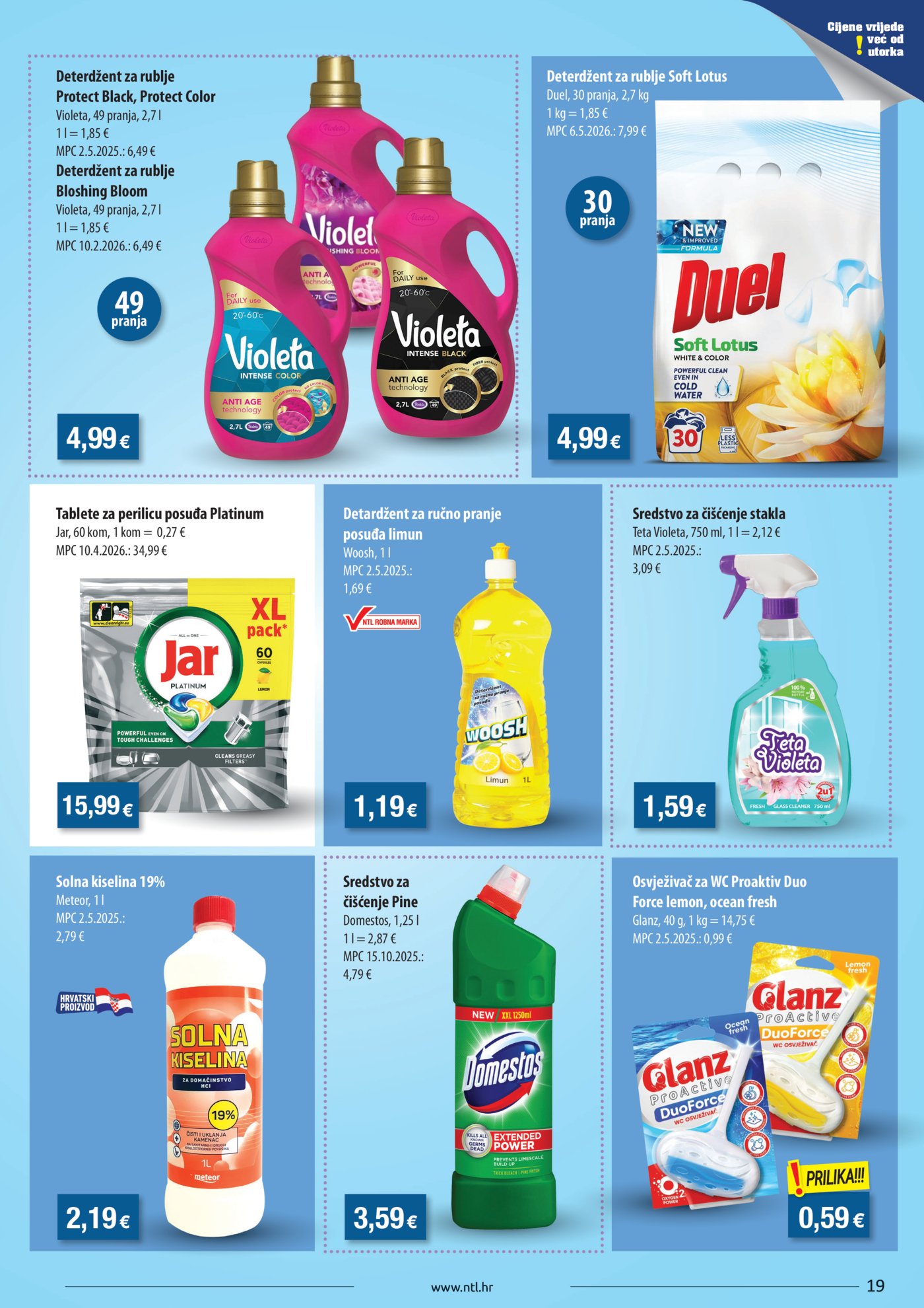NTL katalog Akcija 22.07. - 28.07.2026. Istok, Sjever