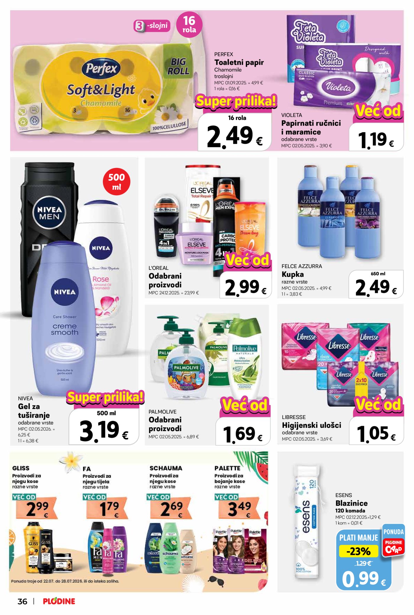 Plodine katalog Akcija 22.07. - 28.07.2026.