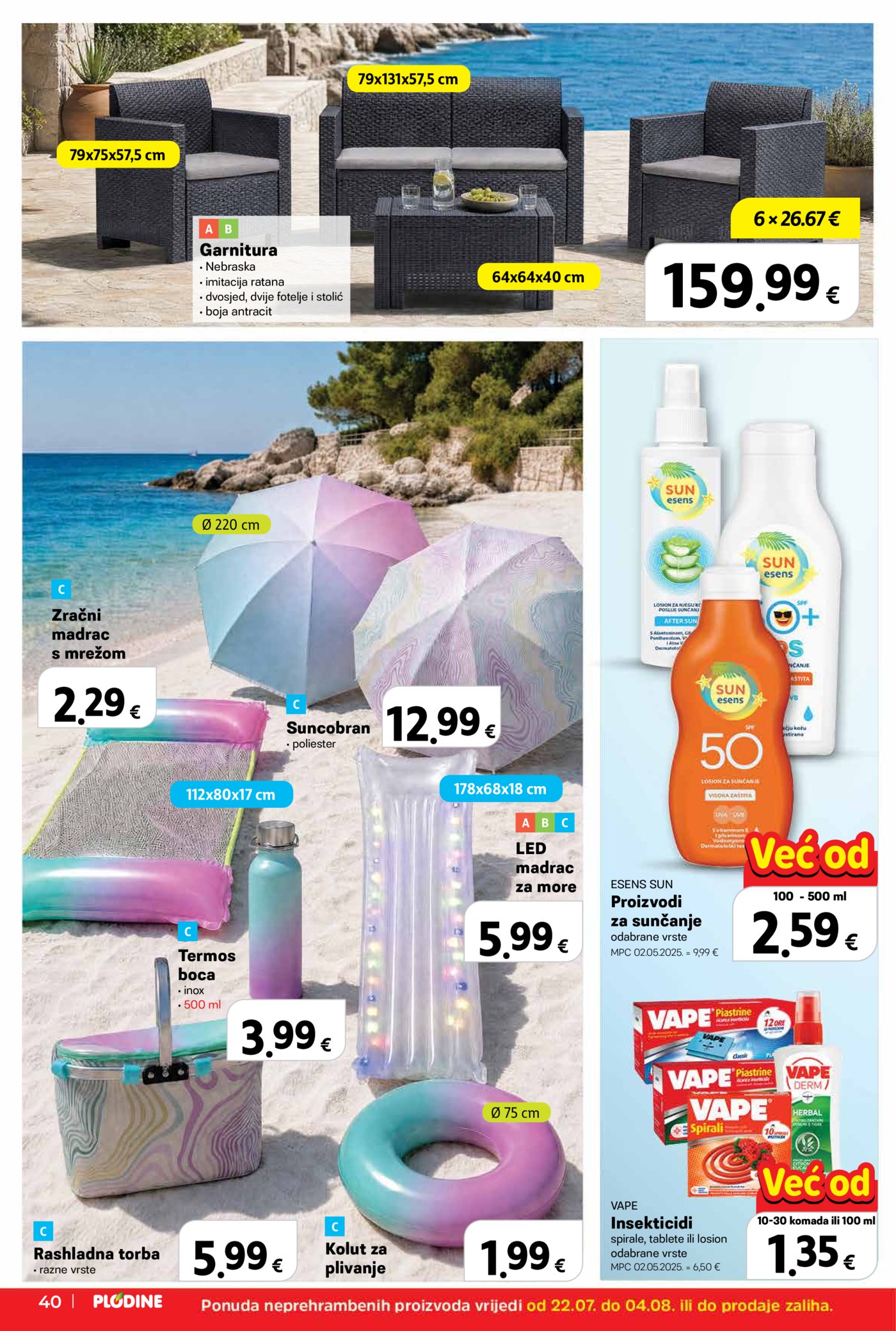 Plodine katalog Akcija 22.07. - 28.07.2026.