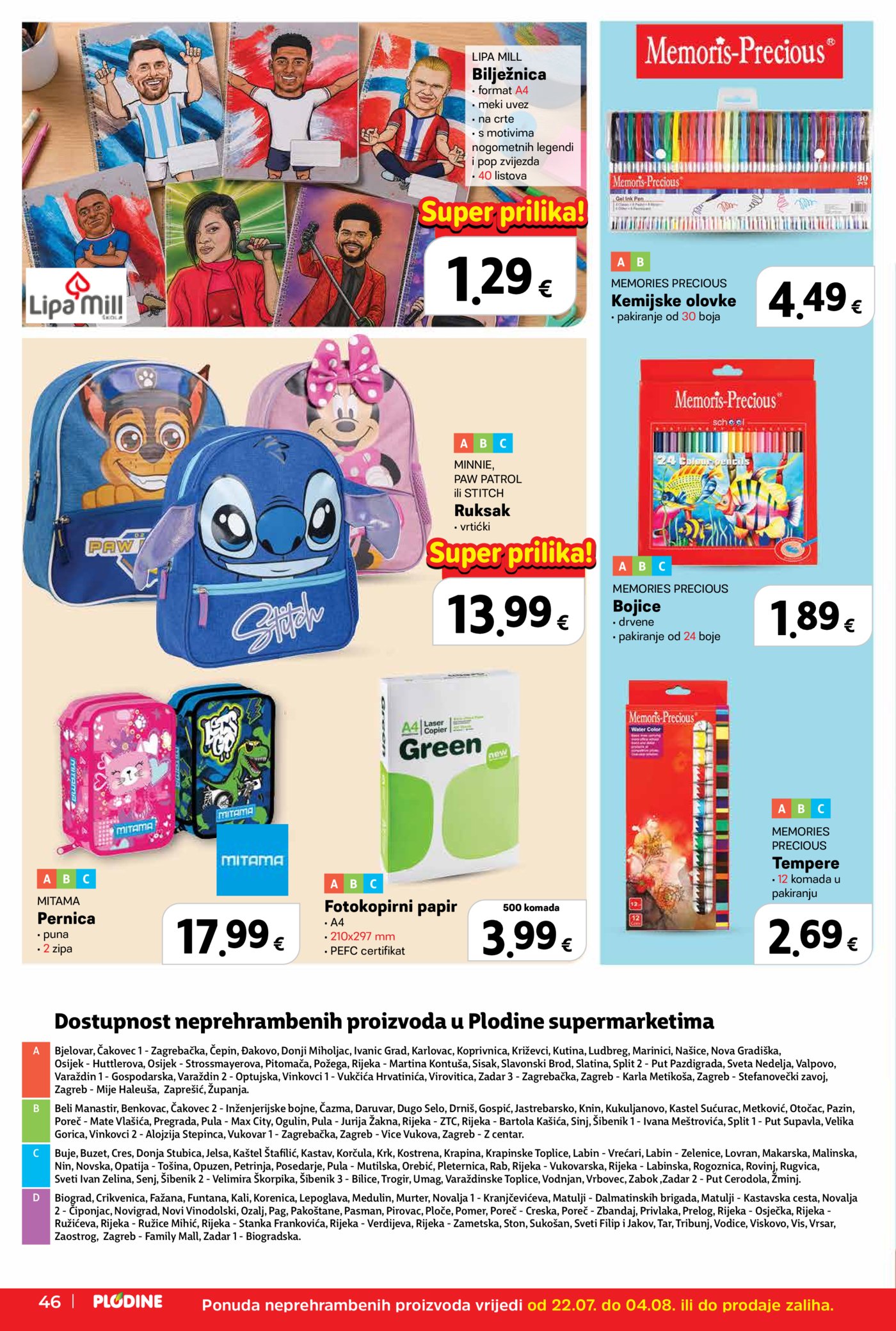 Plodine katalog Akcija 22.07. - 28.07.2026.
