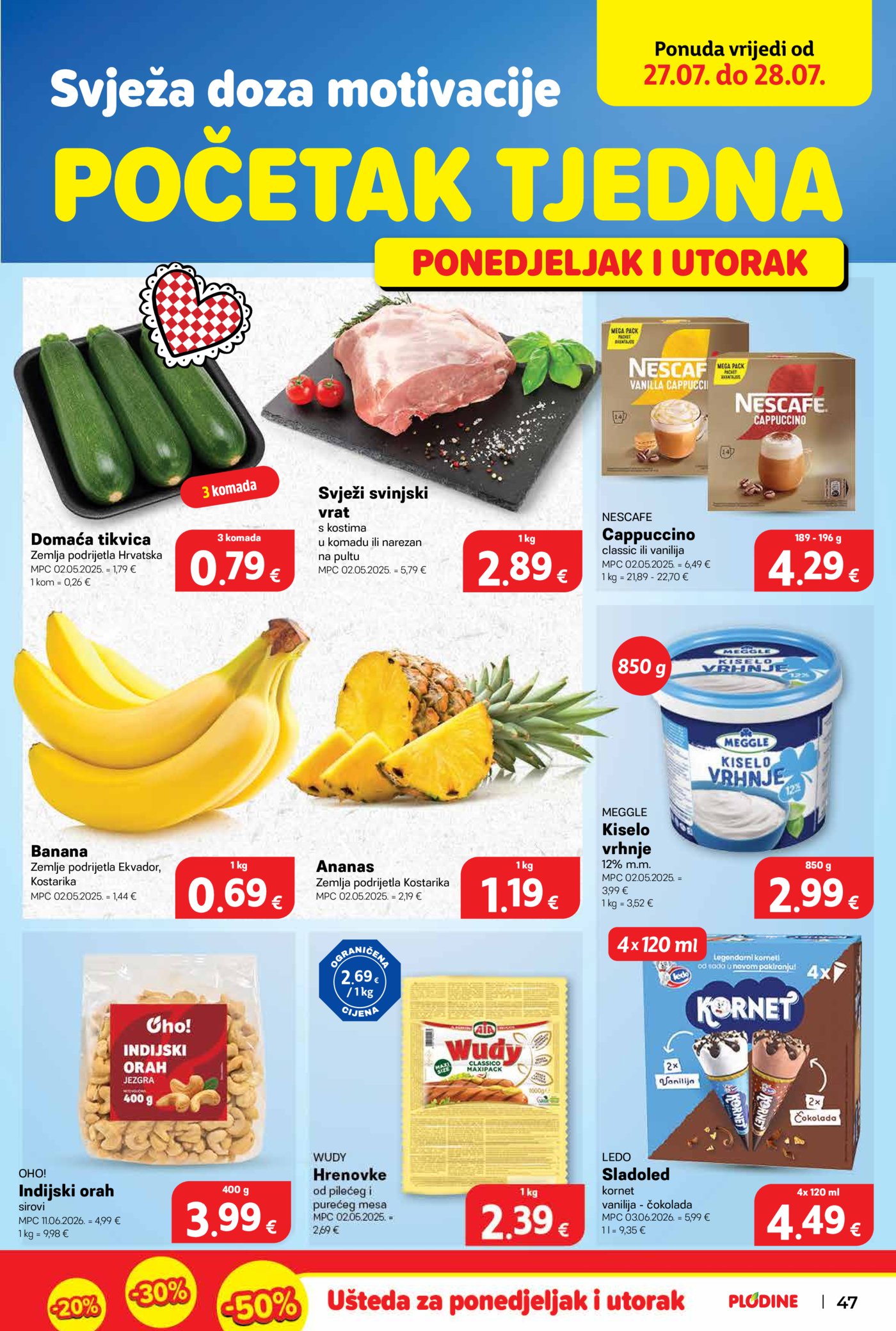 Plodine katalog Akcija 22.07. - 28.07.2026.