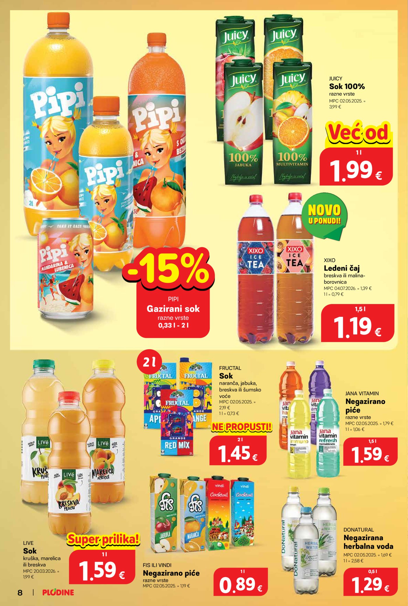 Plodine katalog Akcija 22.07. - 28.07.2026.