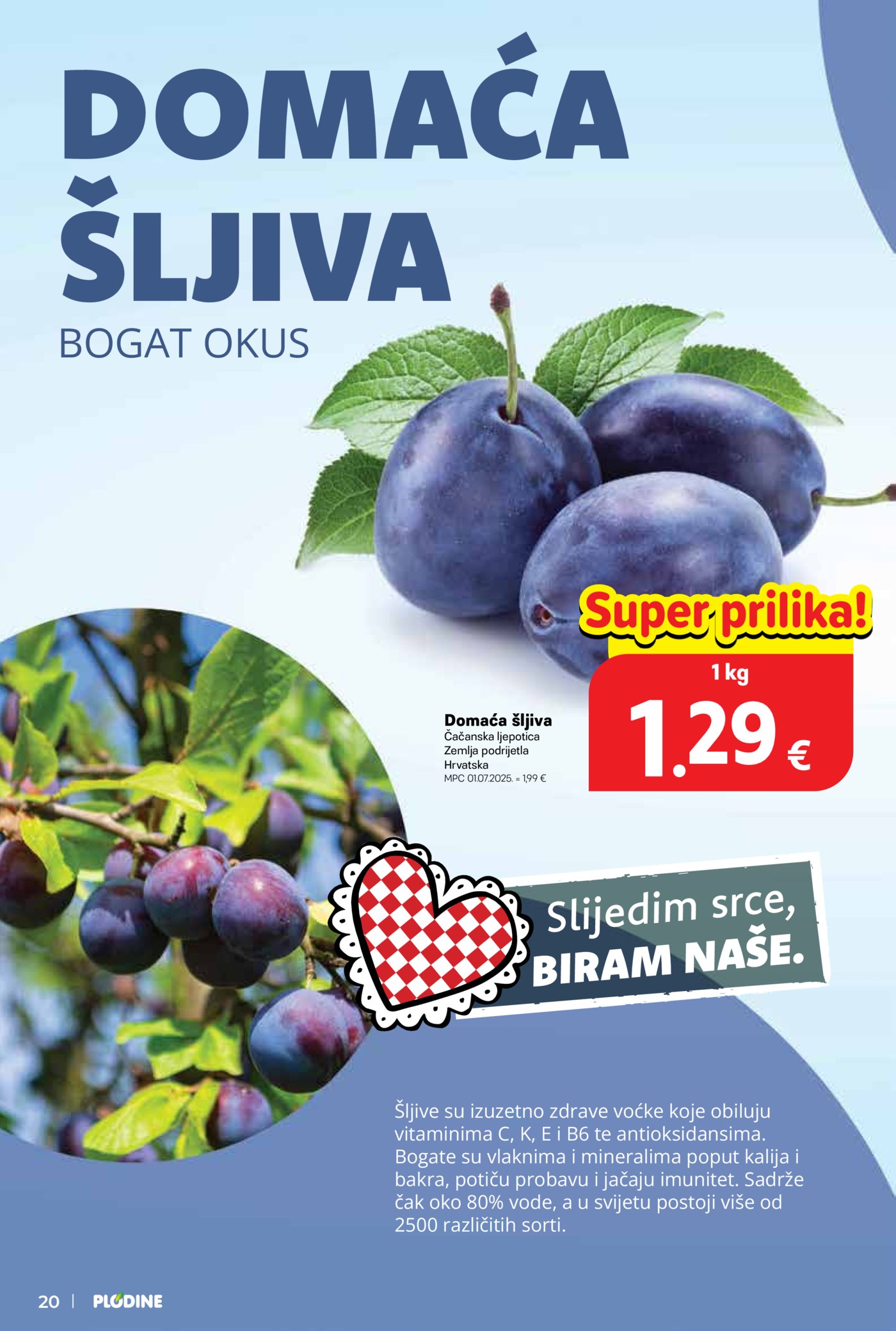 Plodine katalog Akcija 29.07.-04.08.2026.