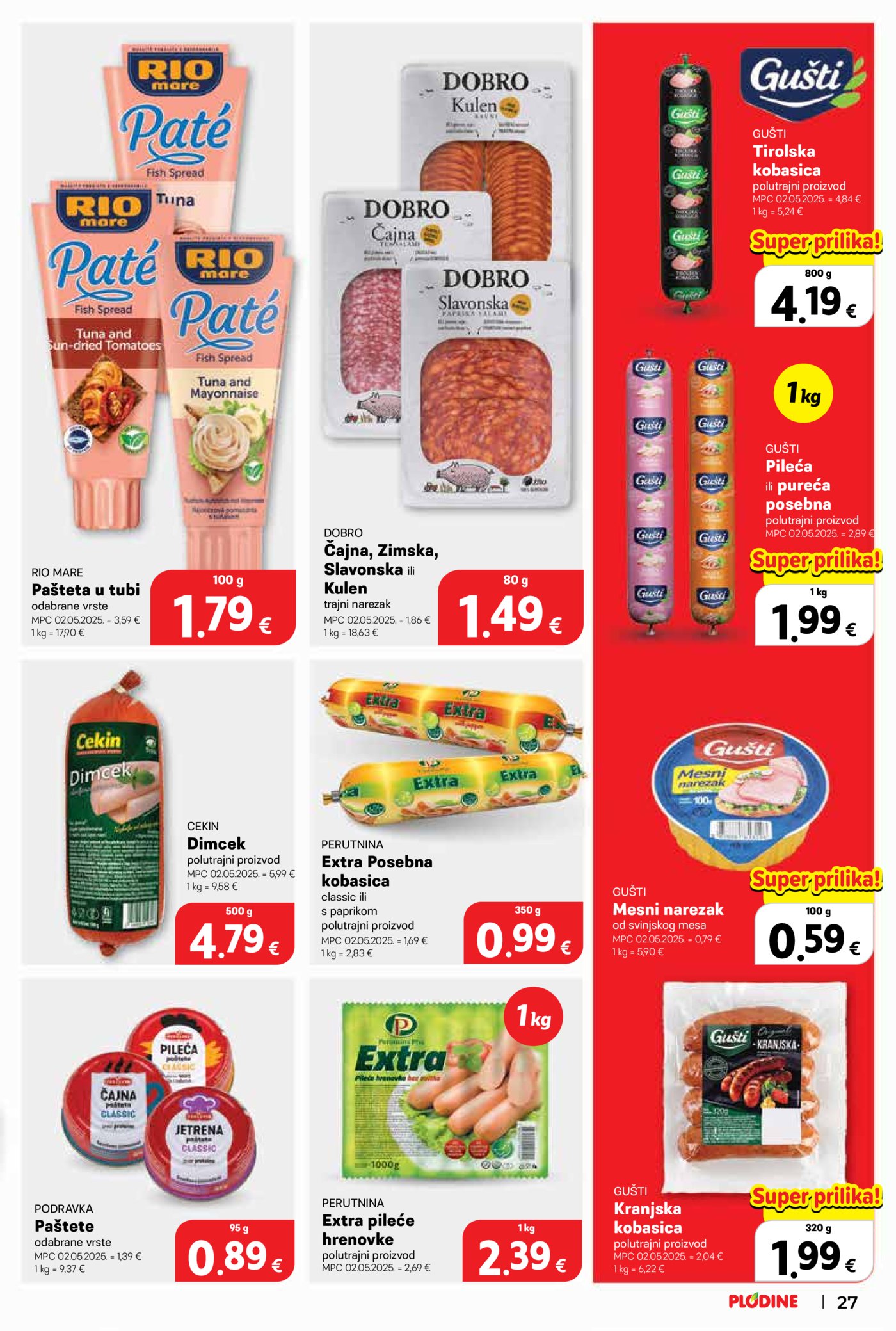 Plodine katalog Akcija 29.07.-04.08.2026.