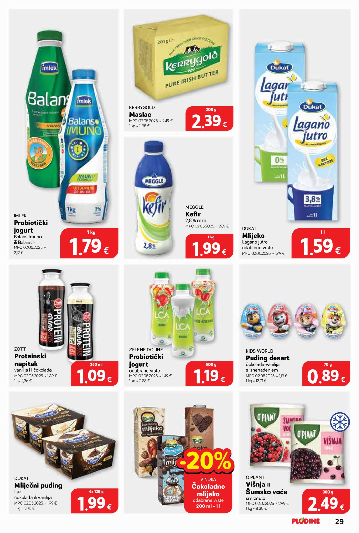 Plodine katalog Akcija 29.07.-04.08.2026.