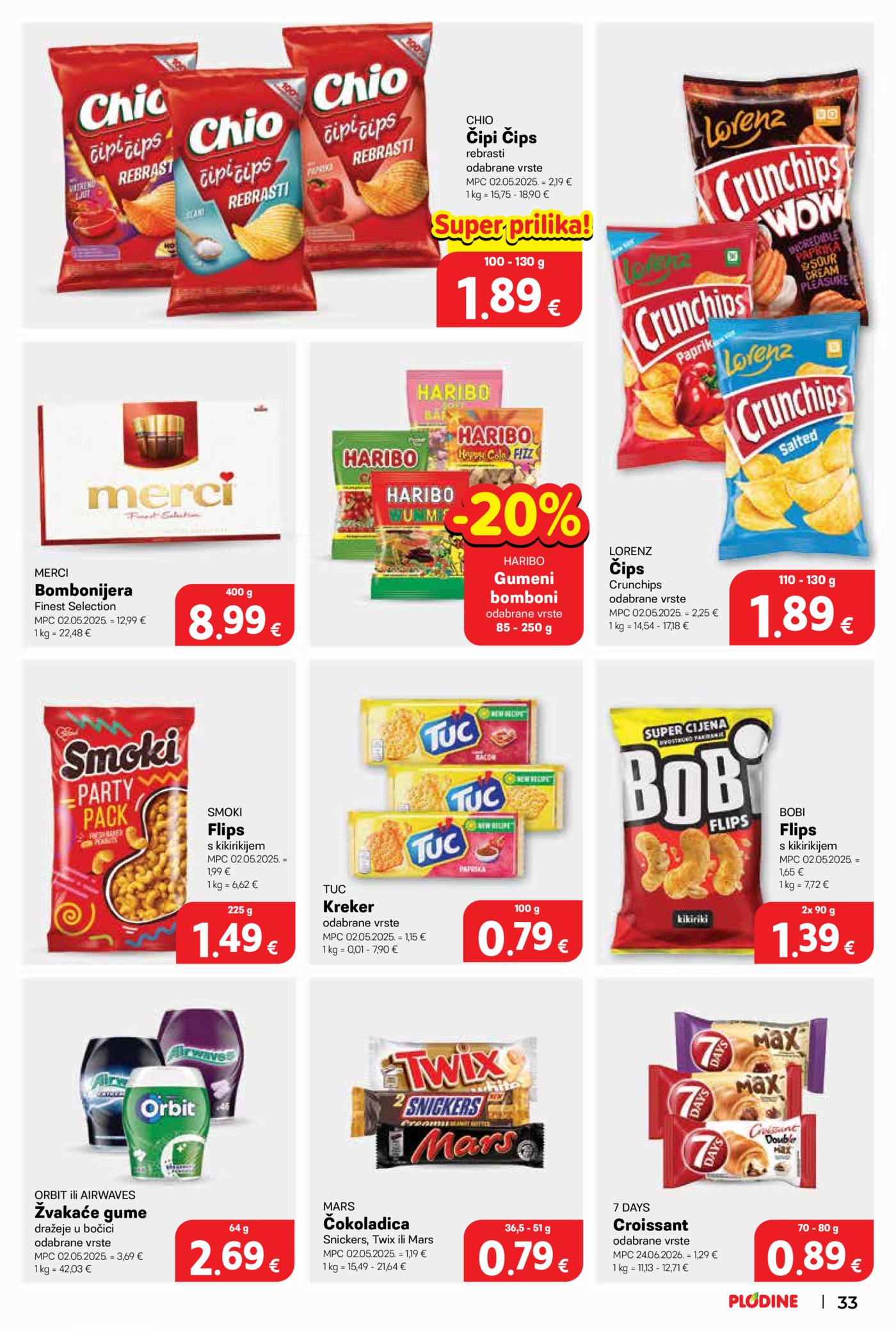 Plodine katalog Akcija 29.07.-04.08.2026.