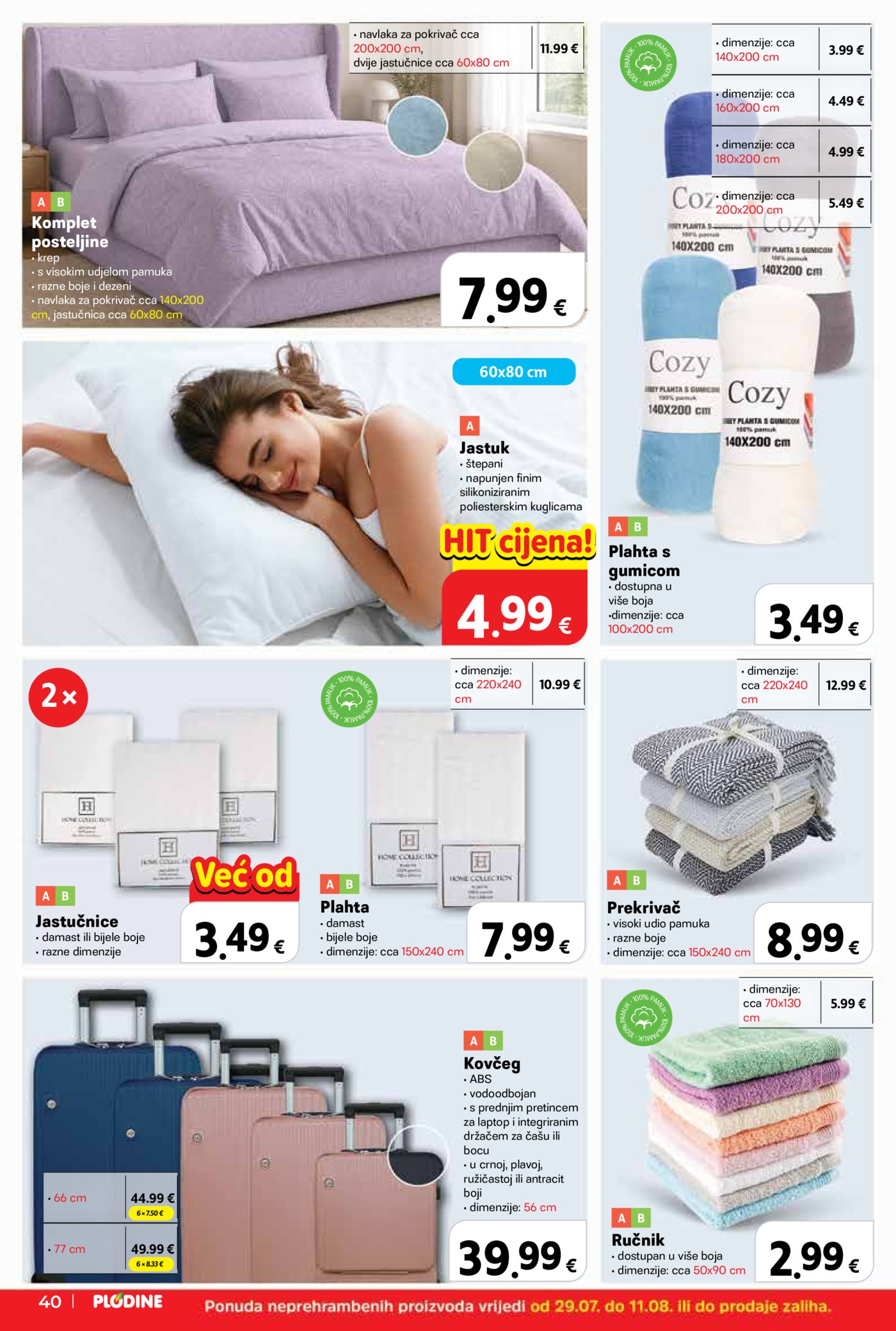 Plodine katalog Akcija 29.07.-04.08.2026.