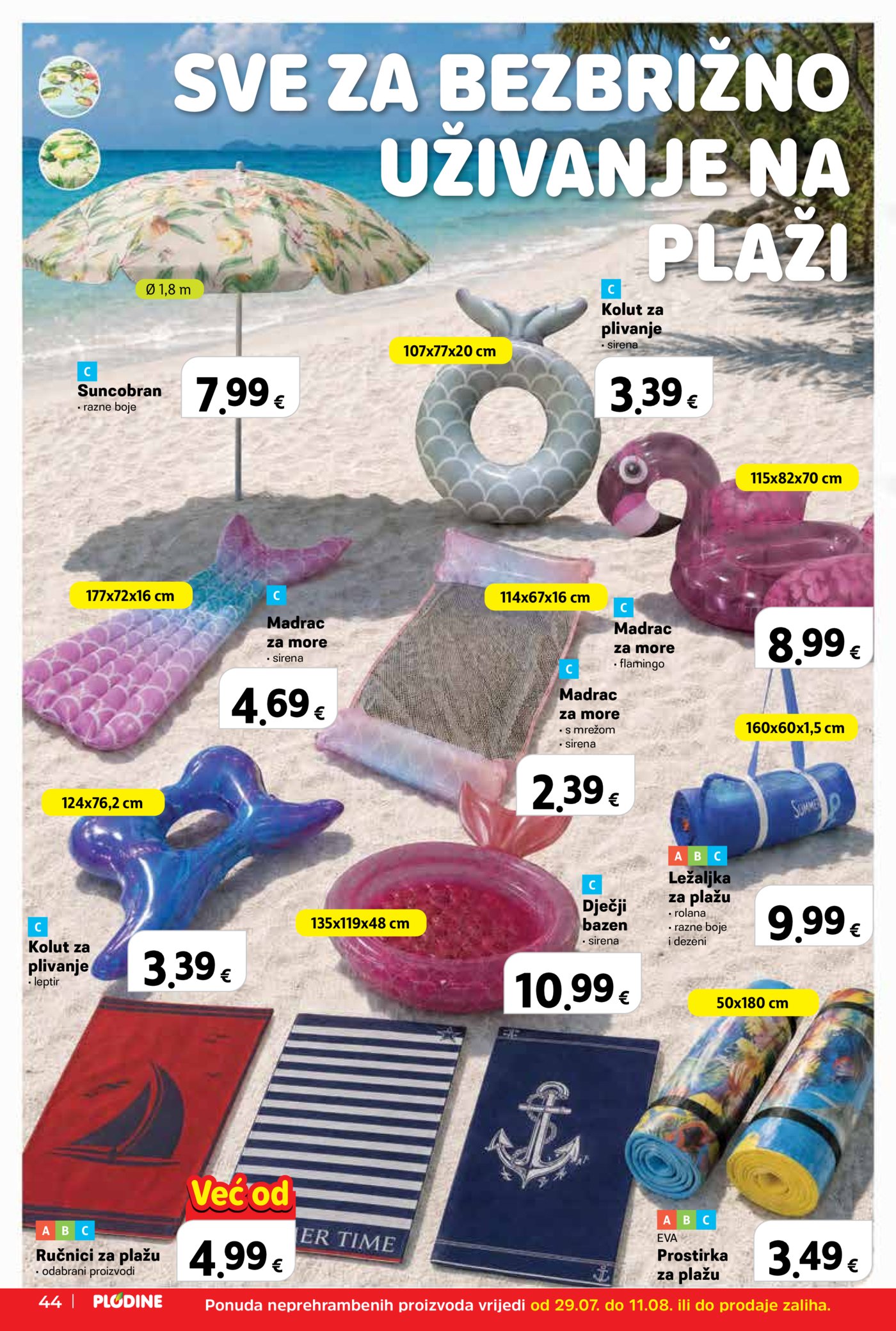 Plodine katalog Akcija 29.07.-04.08.2026.