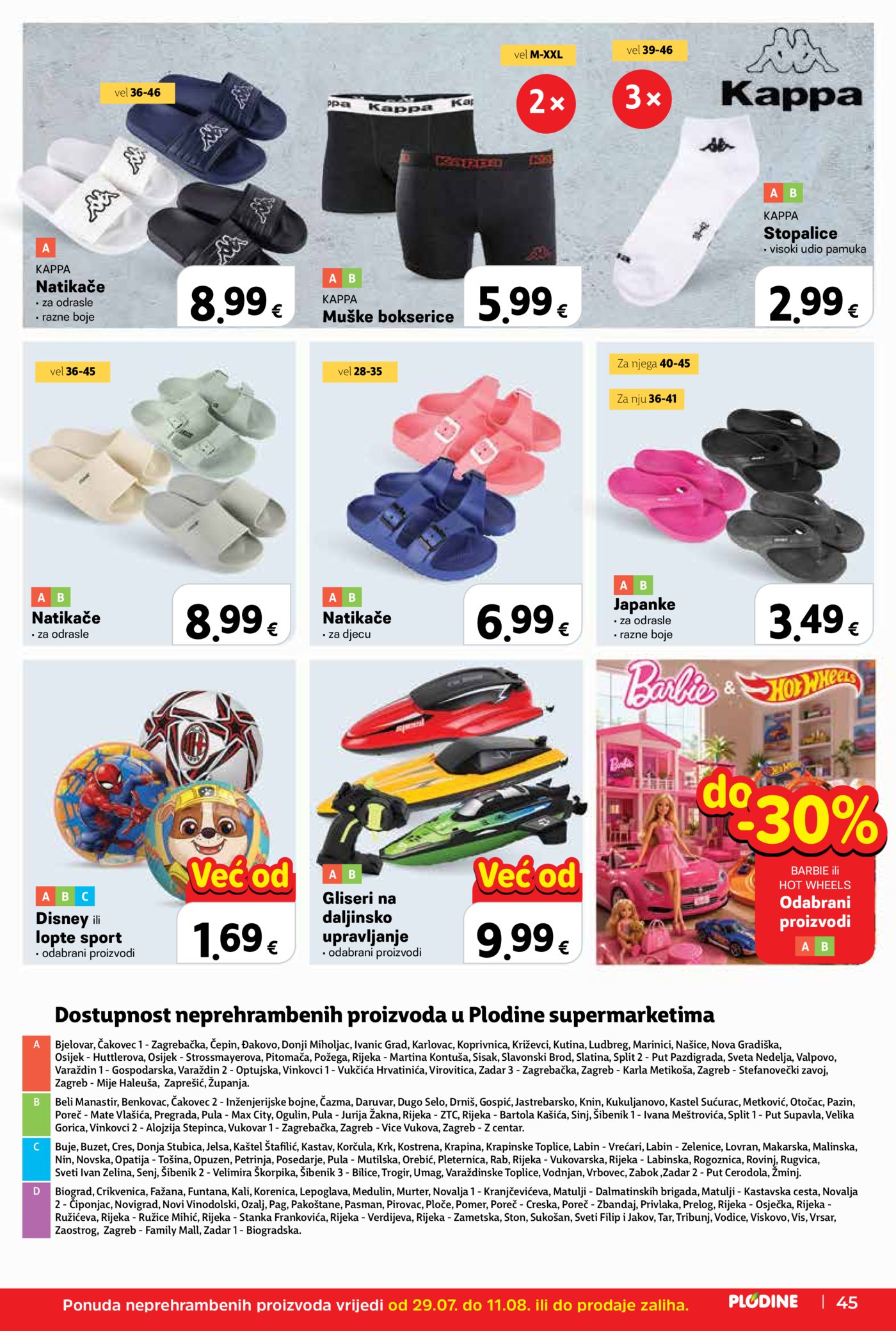 Plodine katalog Akcija 29.07.-04.08.2026.