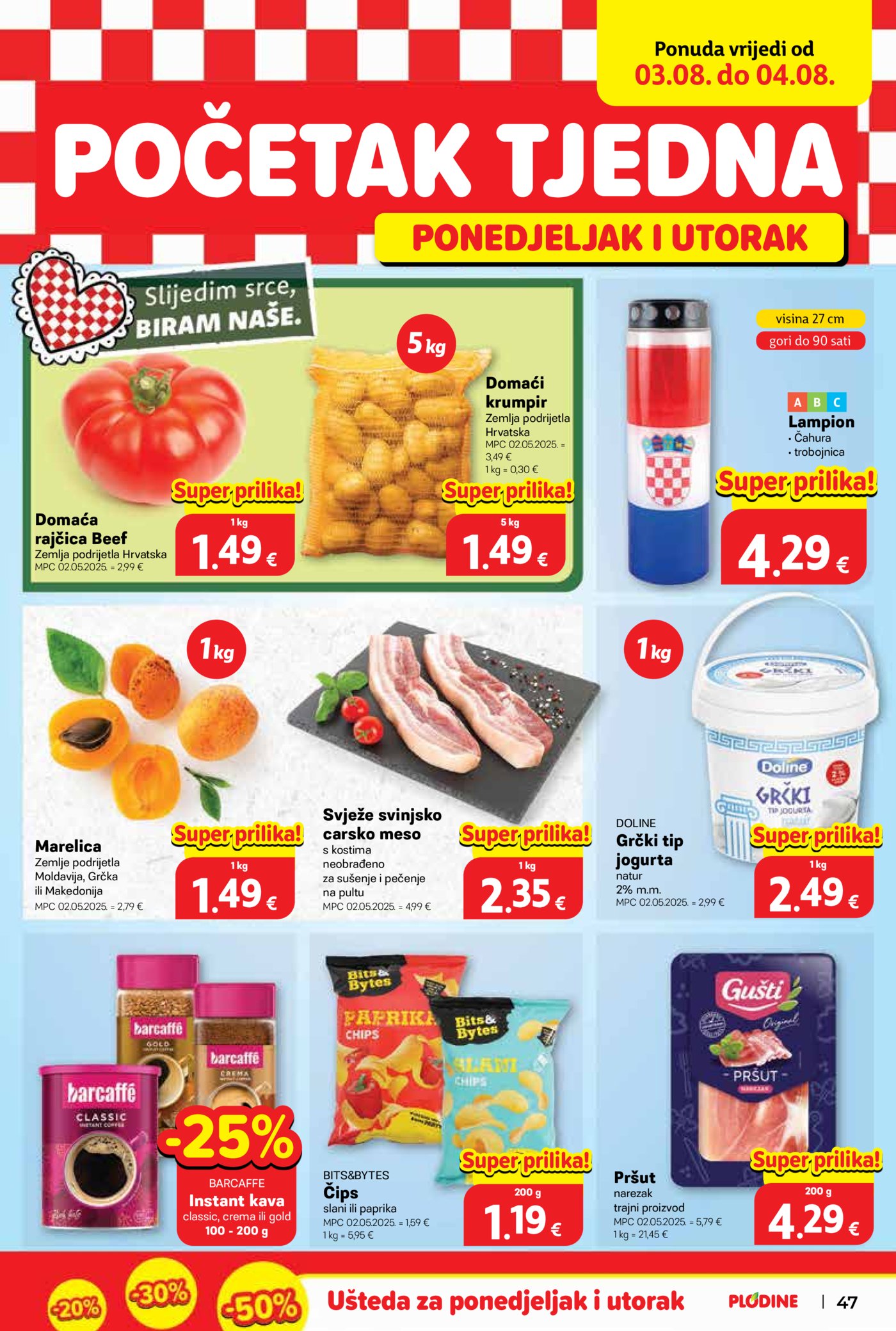Plodine katalog Akcija 29.07.-04.08.2026.