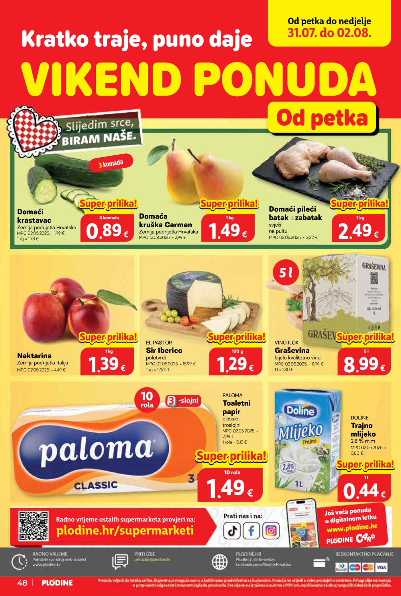 Plodine katalog Akcija 29.07.-04.08.2026.