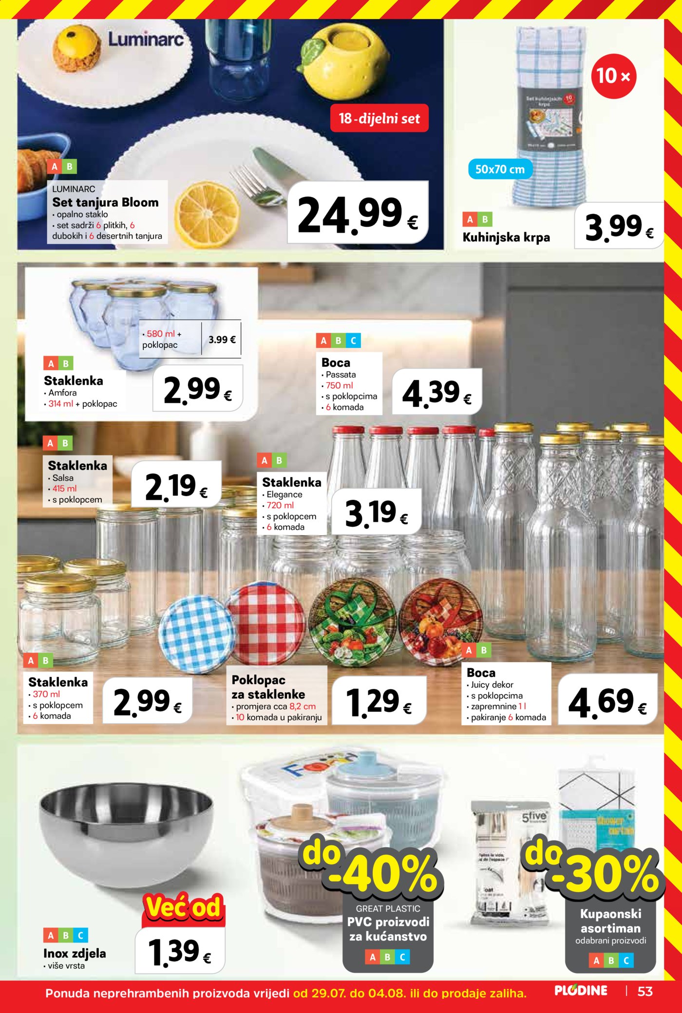 Plodine katalog Akcija 29.07.-04.08.2026.
