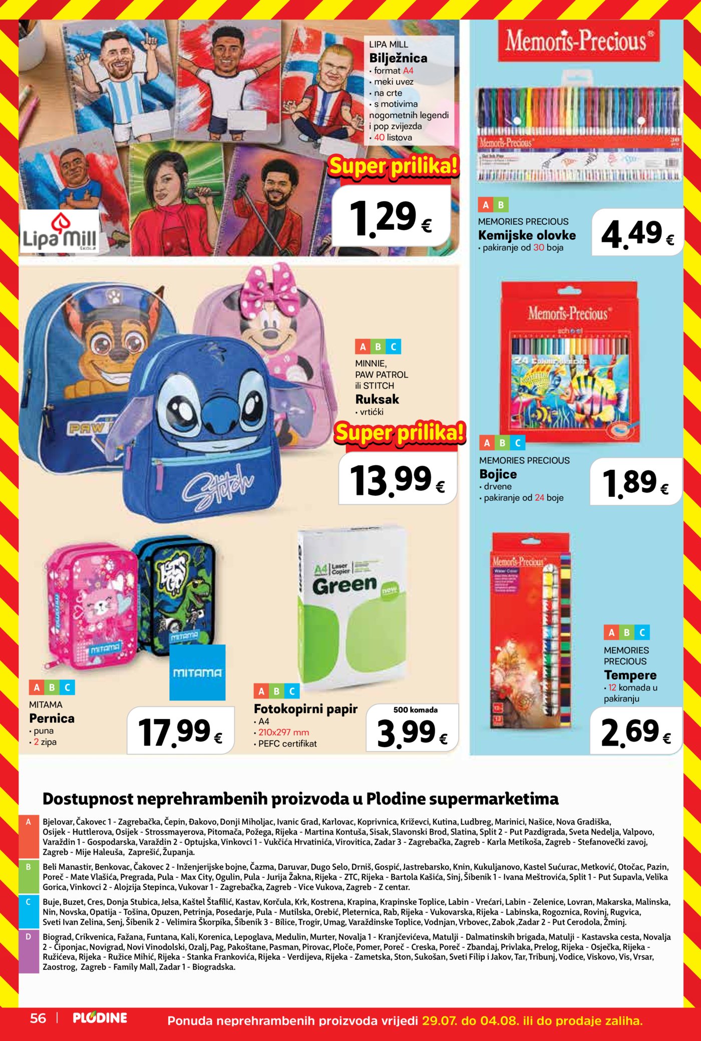 Plodine katalog Akcija 29.07.-04.08.2026.