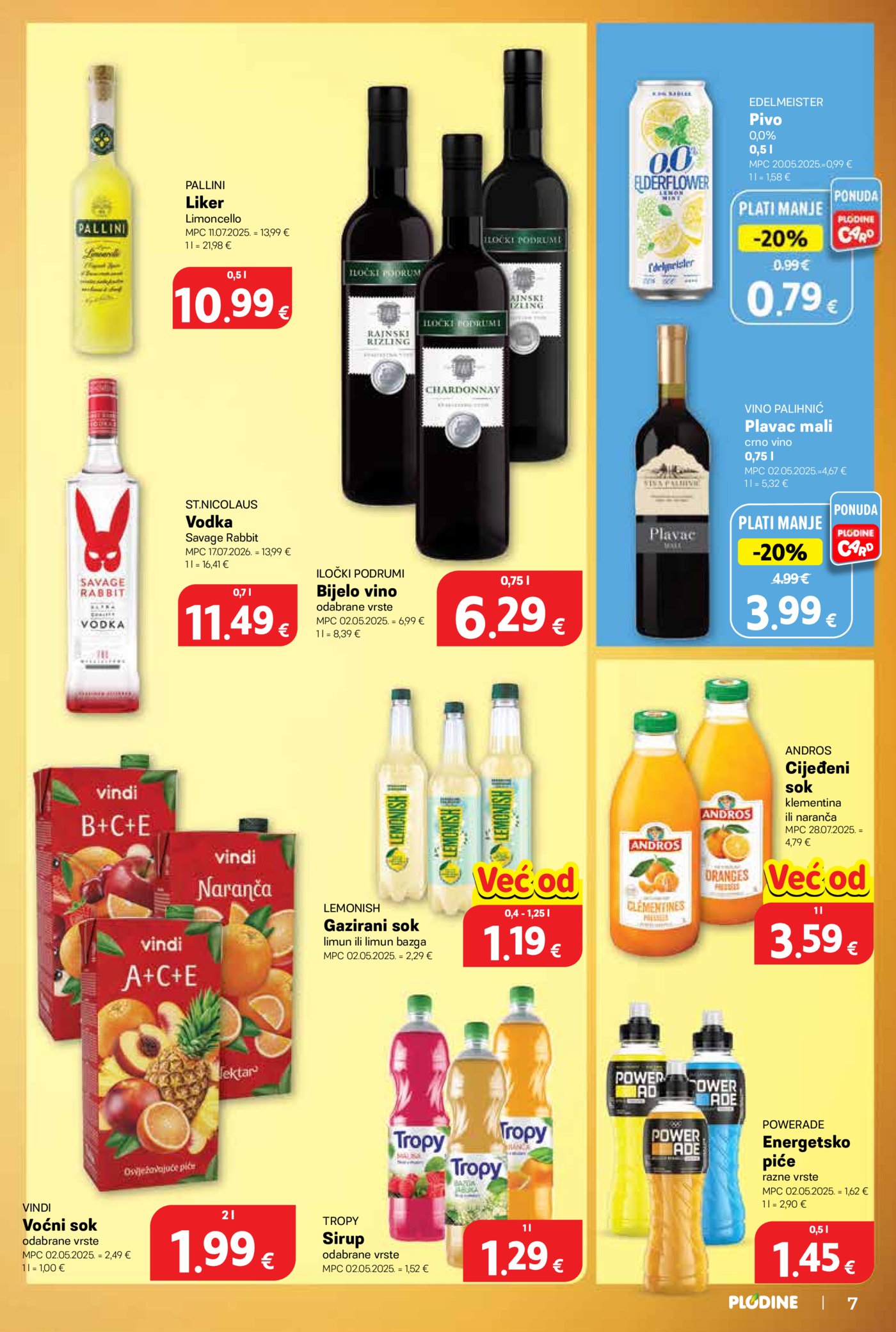 Plodine katalog Akcija 29.07.-04.08.2026.