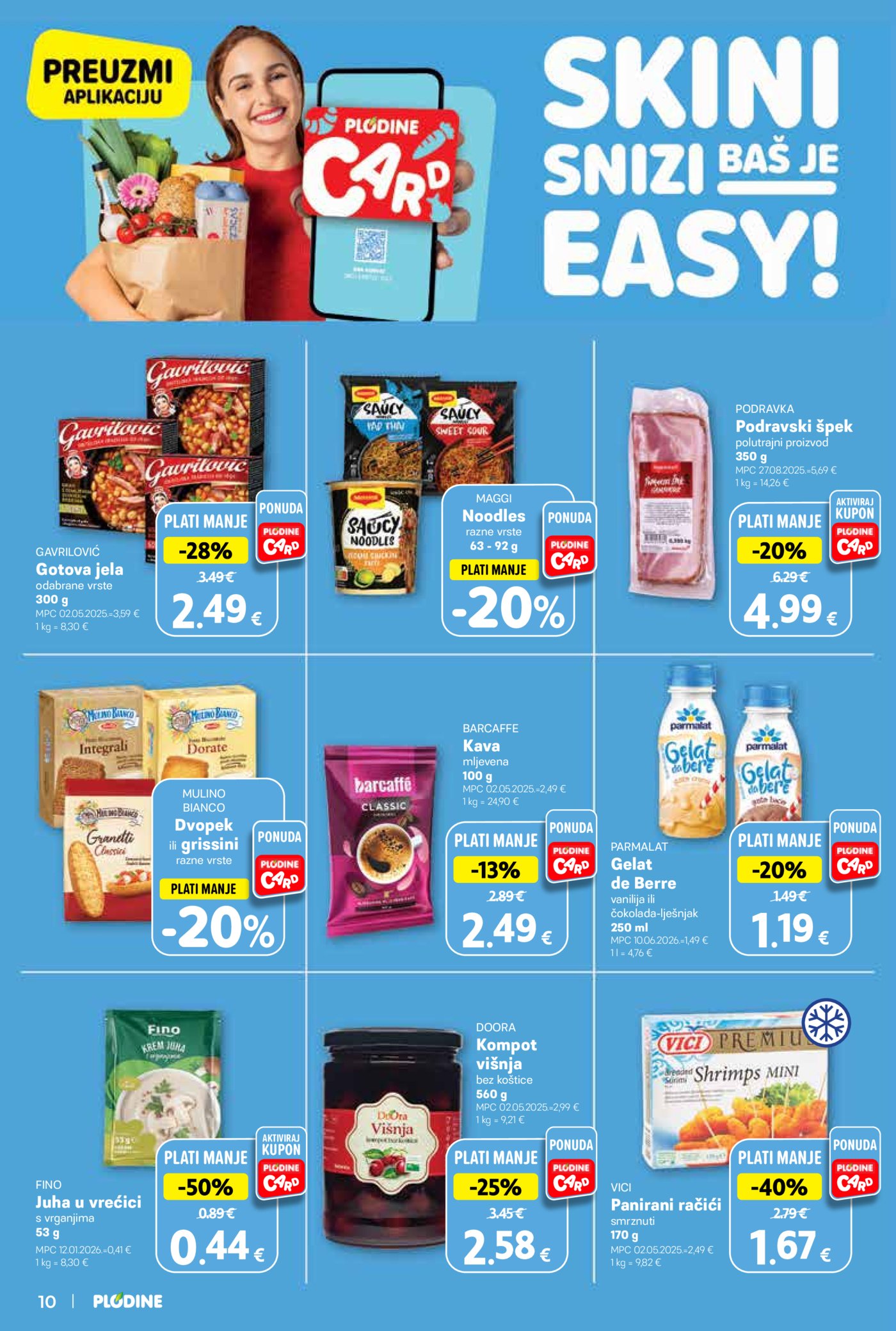 Plodine katalog Akcija 29.07.-04.08.2026.