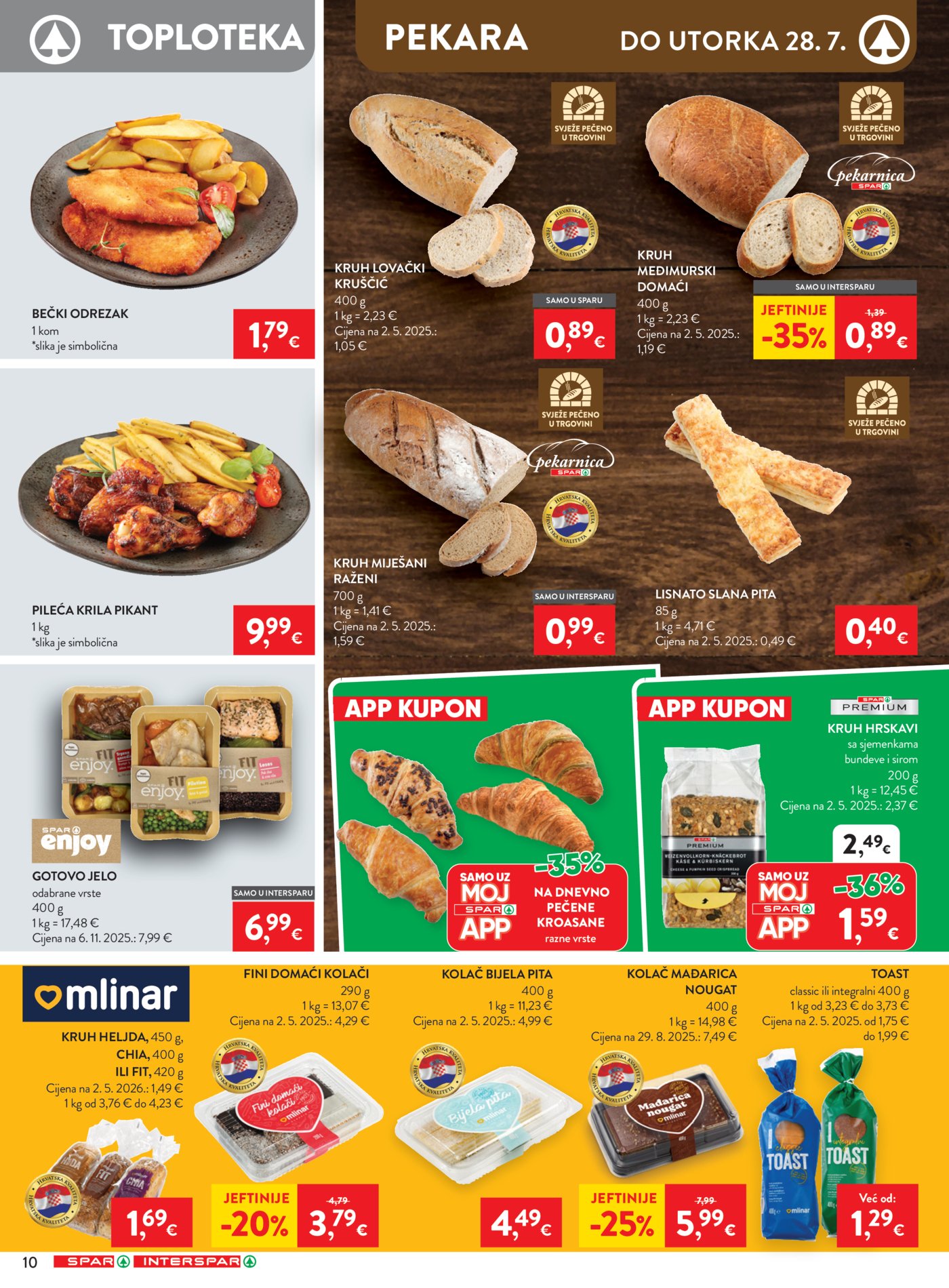 SPAR INTERSPAR katalog Akcija 22.07. - 28.07.2026.