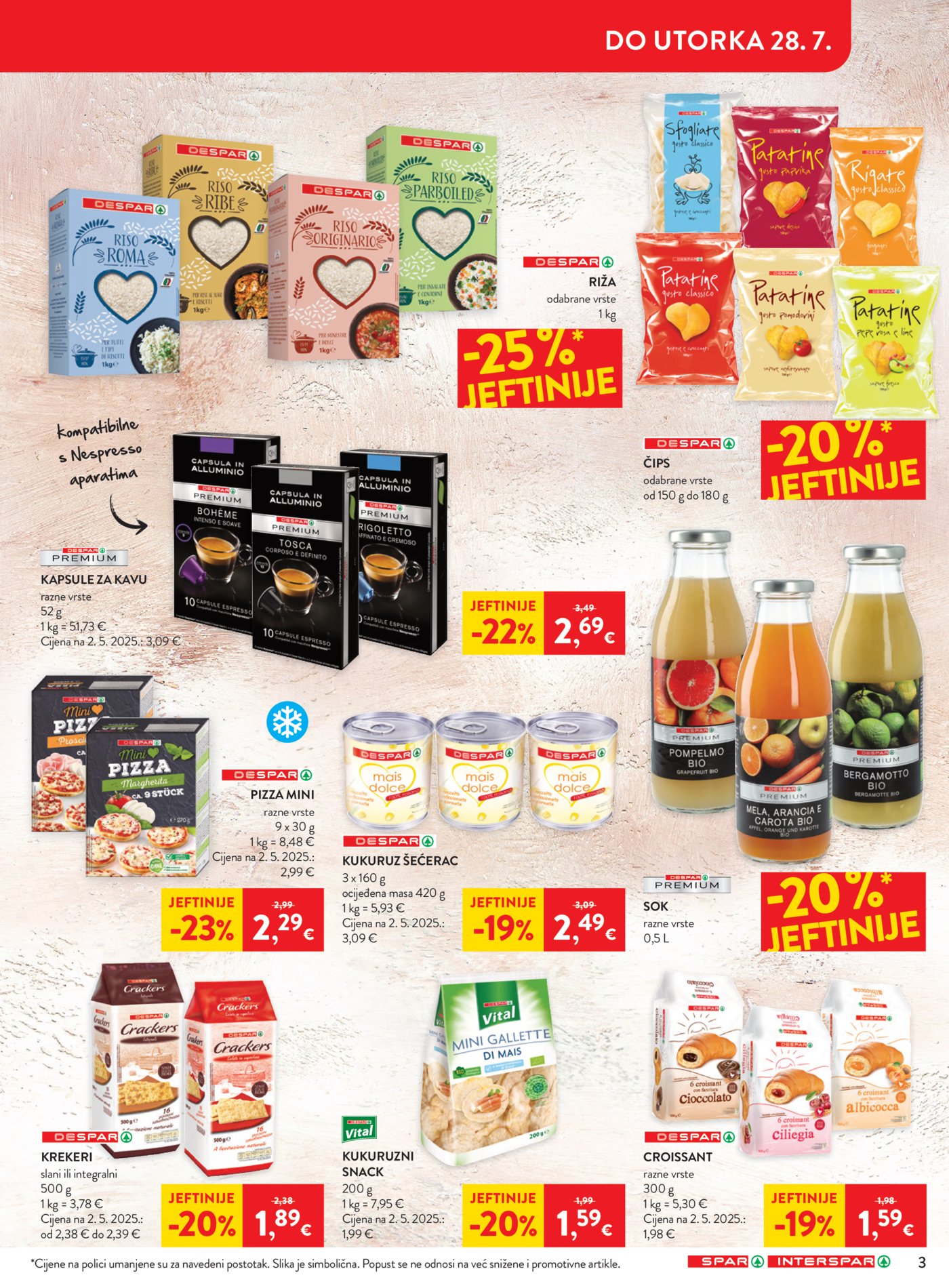 SPAR INTERSPAR katalog Akcija 22.07. - 28.07.2026.