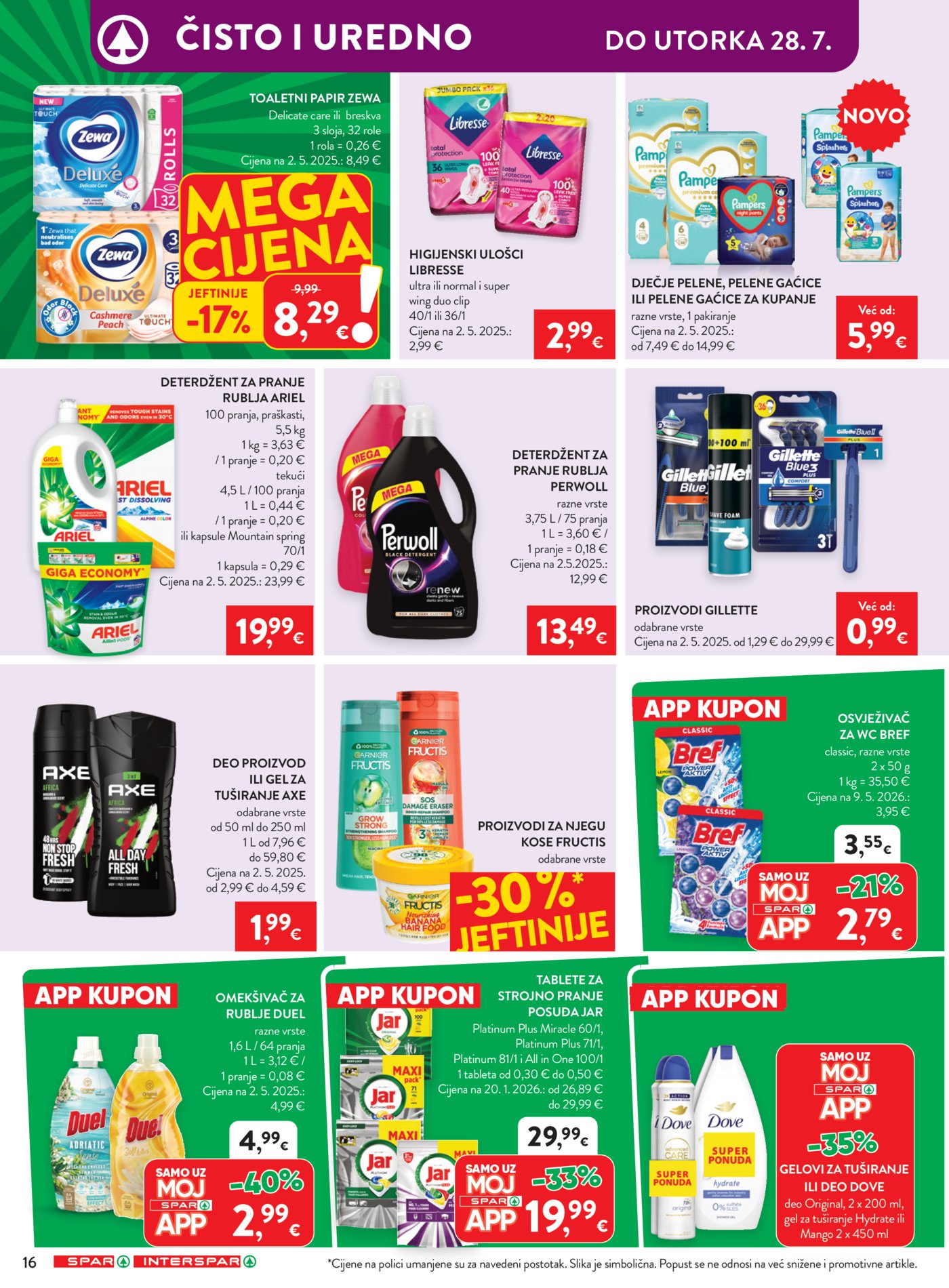SPAR INTERSPAR katalog Akcija 22.07. - 28.07.2026.
