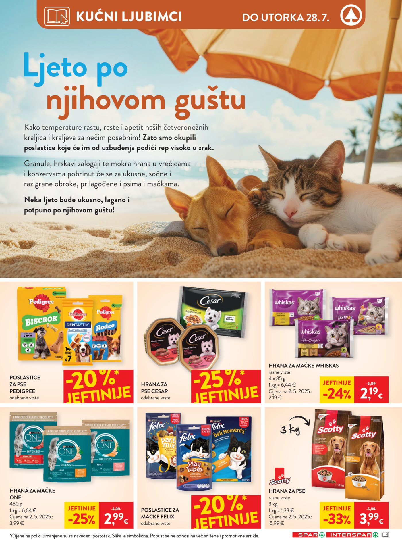 SPAR INTERSPAR katalog Akcija 22.07. - 28.07.2026.