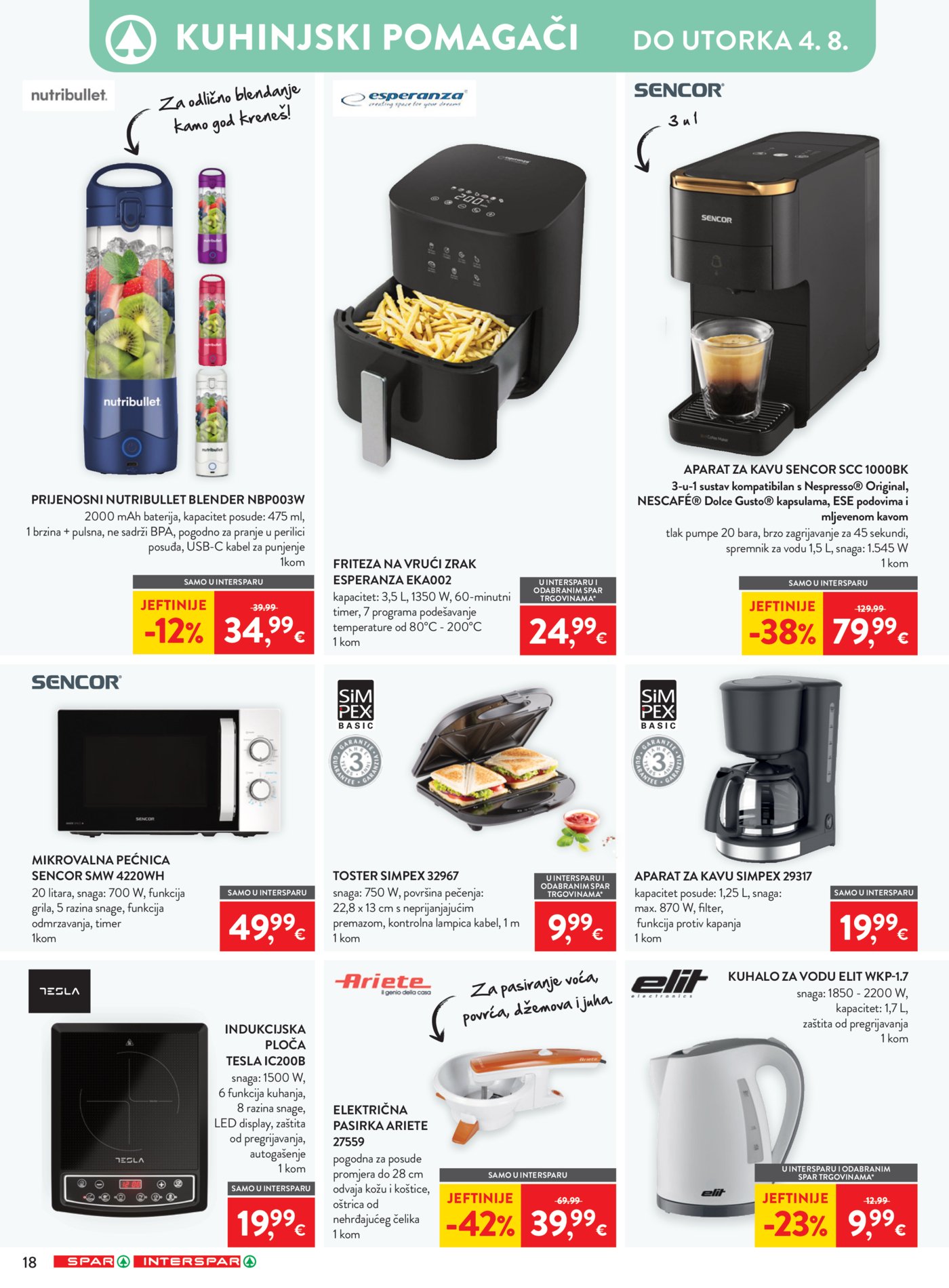 SPAR INTERSPAR katalog Akcija 22.07. - 28.07.2026.
