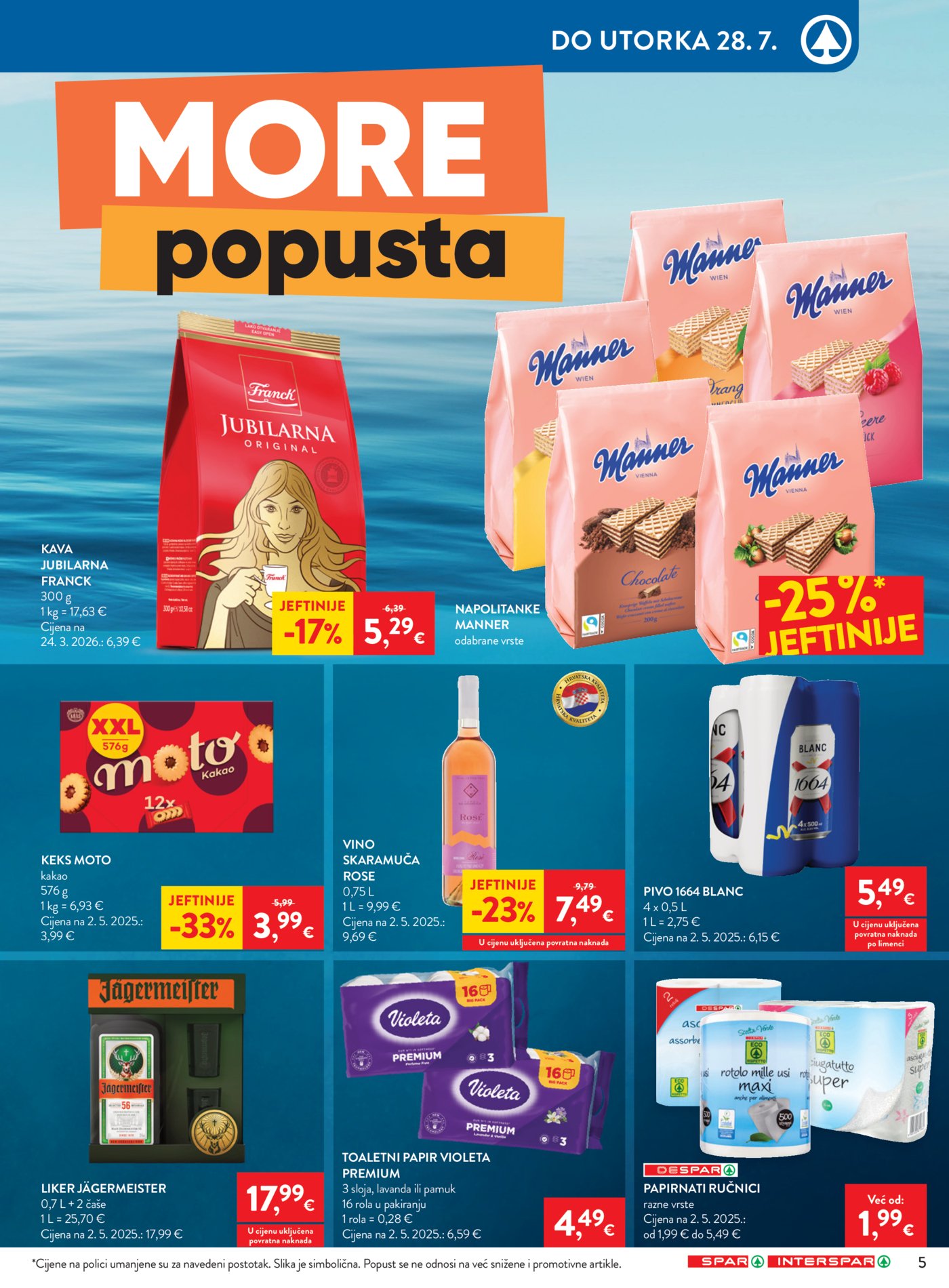SPAR INTERSPAR katalog Akcija 22.07. - 28.07.2026.