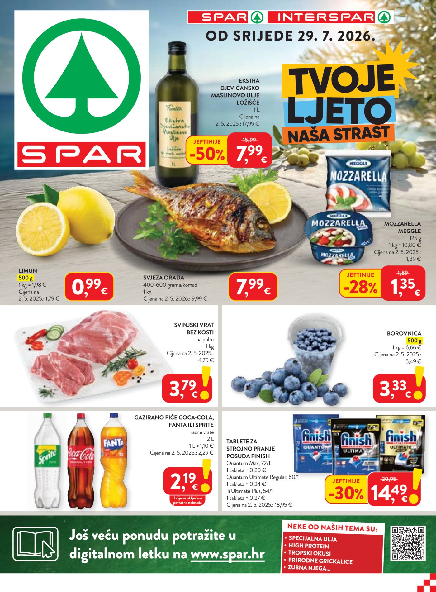 SPAR INTERSPAR katalog Akcija 29.07.-04.08.2026.