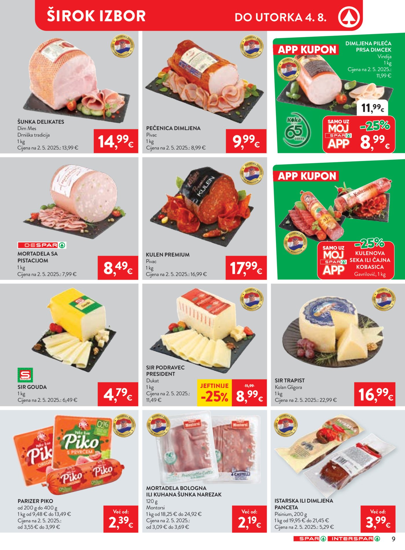 SPAR INTERSPAR katalog Akcija 29.07.-04.08.2026.
