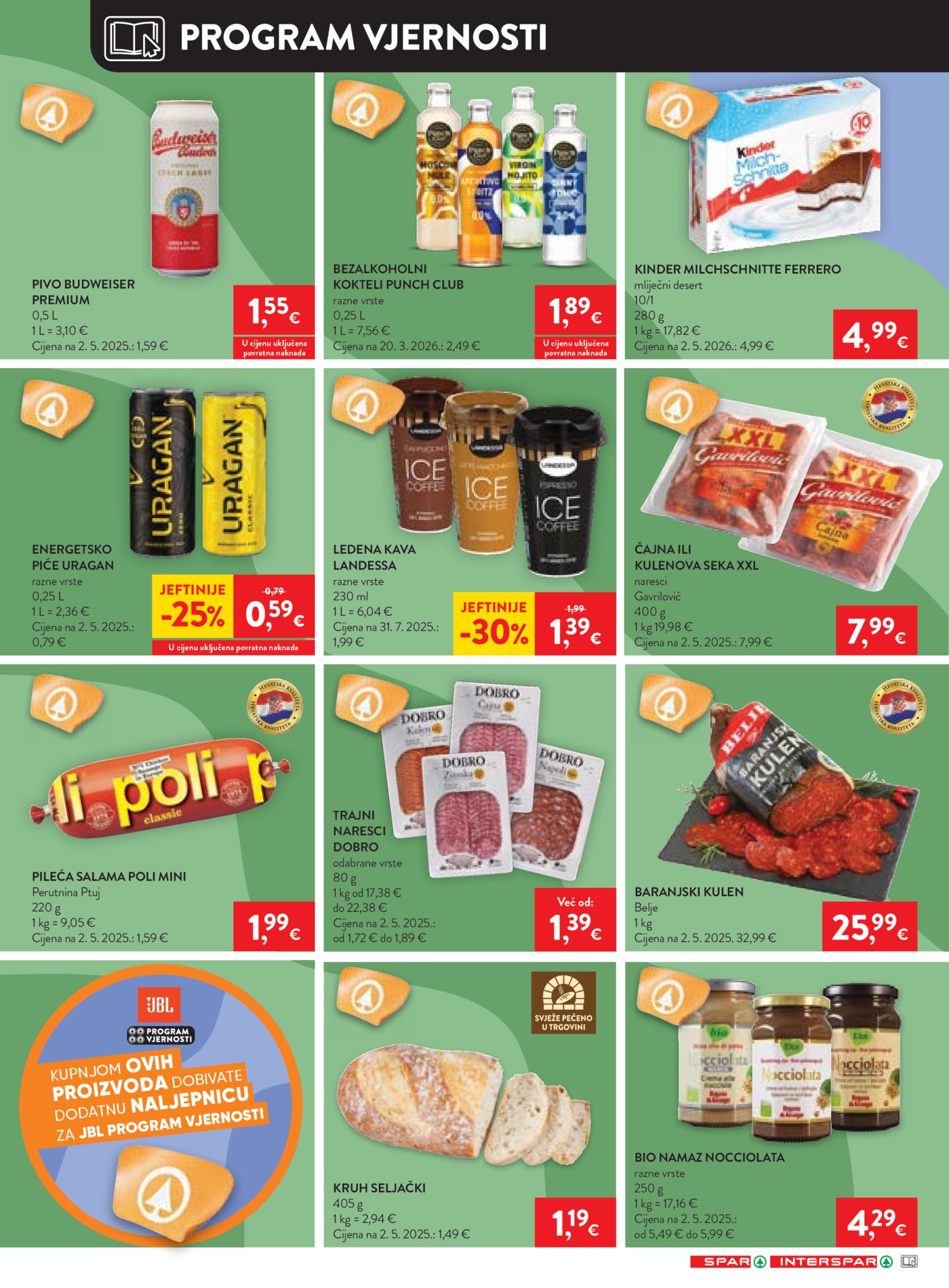 SPAR INTERSPAR katalog Akcija 29.07.-04.08.2026.