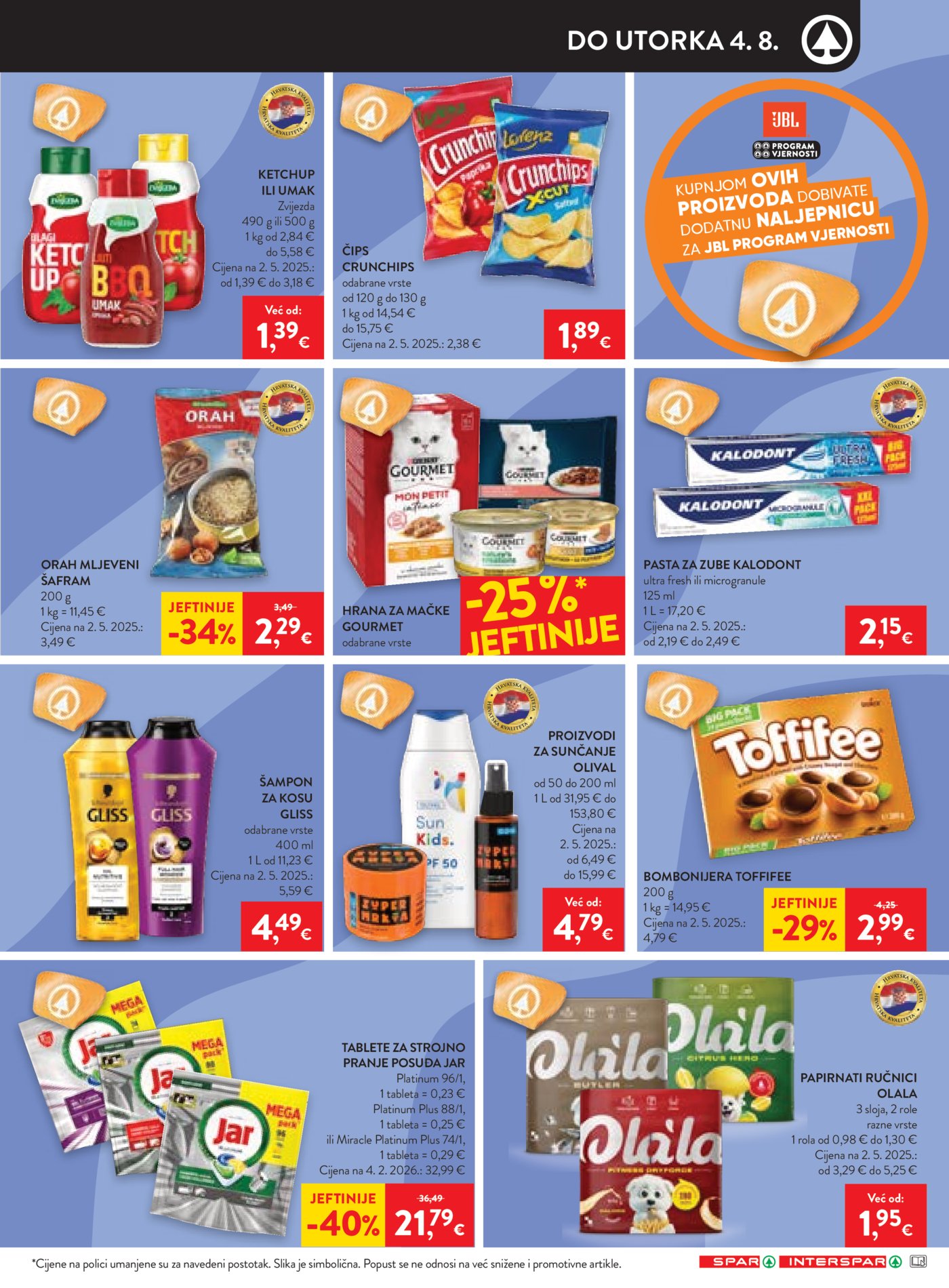 SPAR INTERSPAR katalog Akcija 29.07.-04.08.2026.