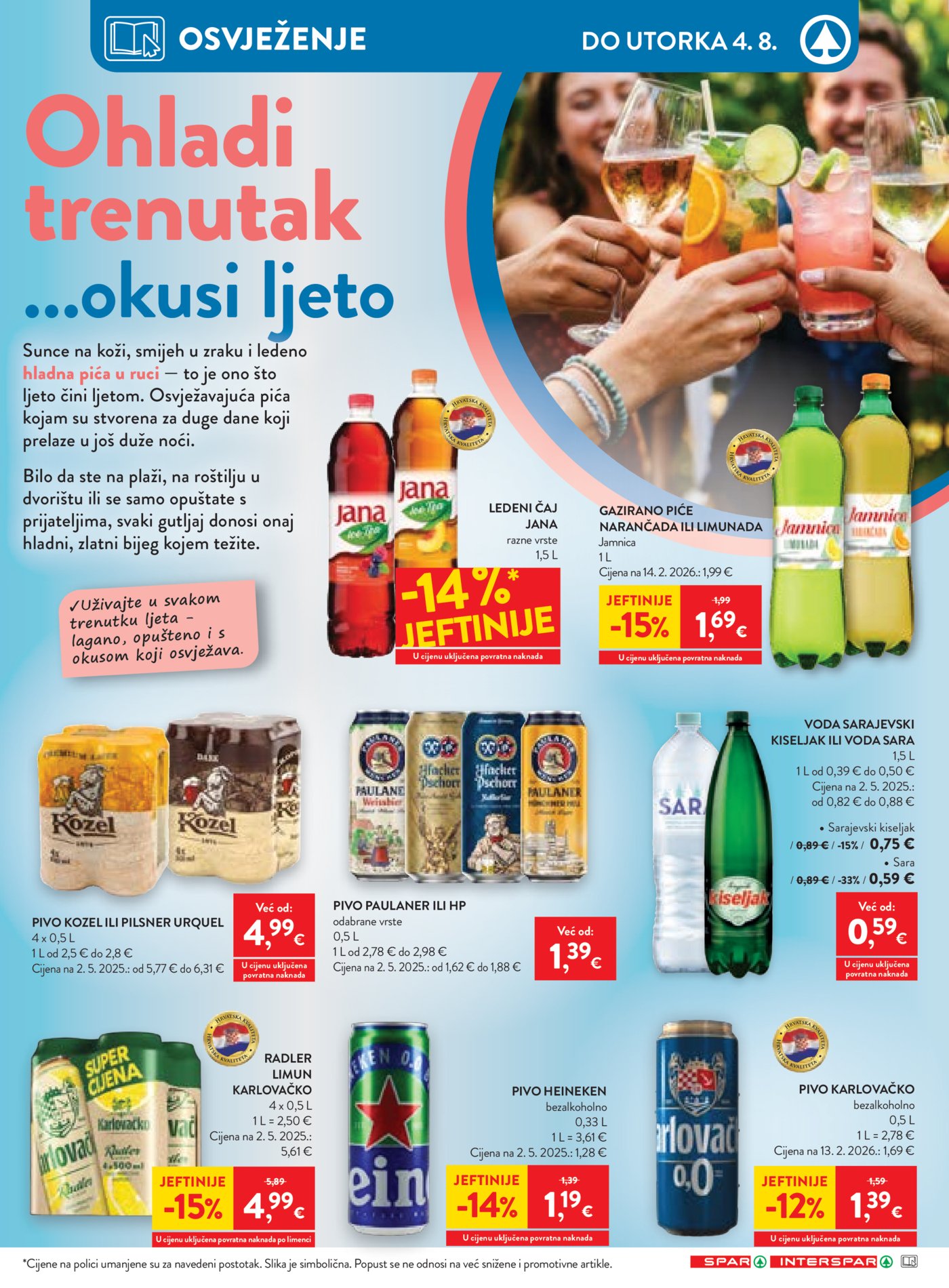 SPAR INTERSPAR katalog Akcija 29.07.-04.08.2026.