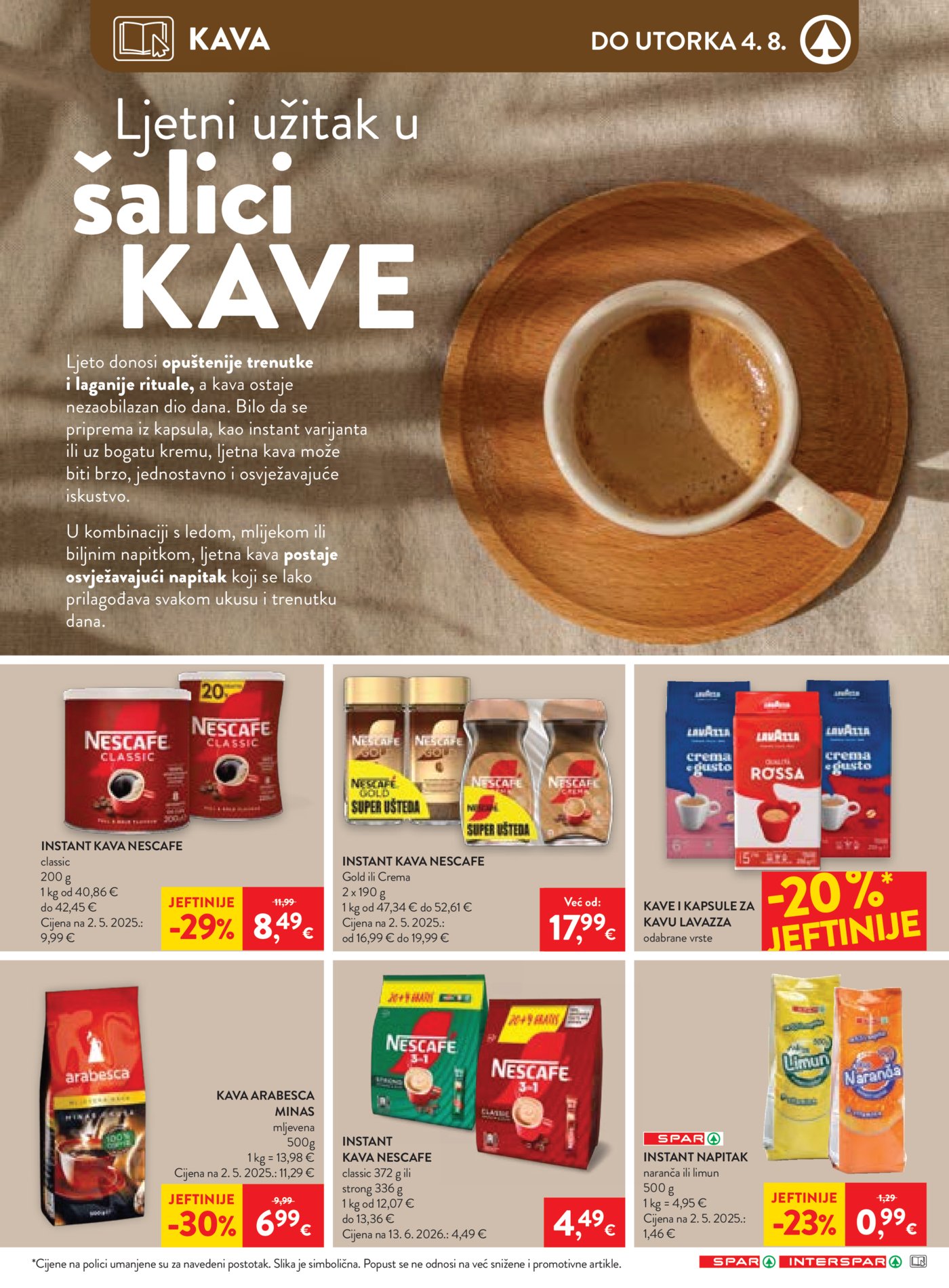 SPAR INTERSPAR katalog Akcija 29.07.-04.08.2026.