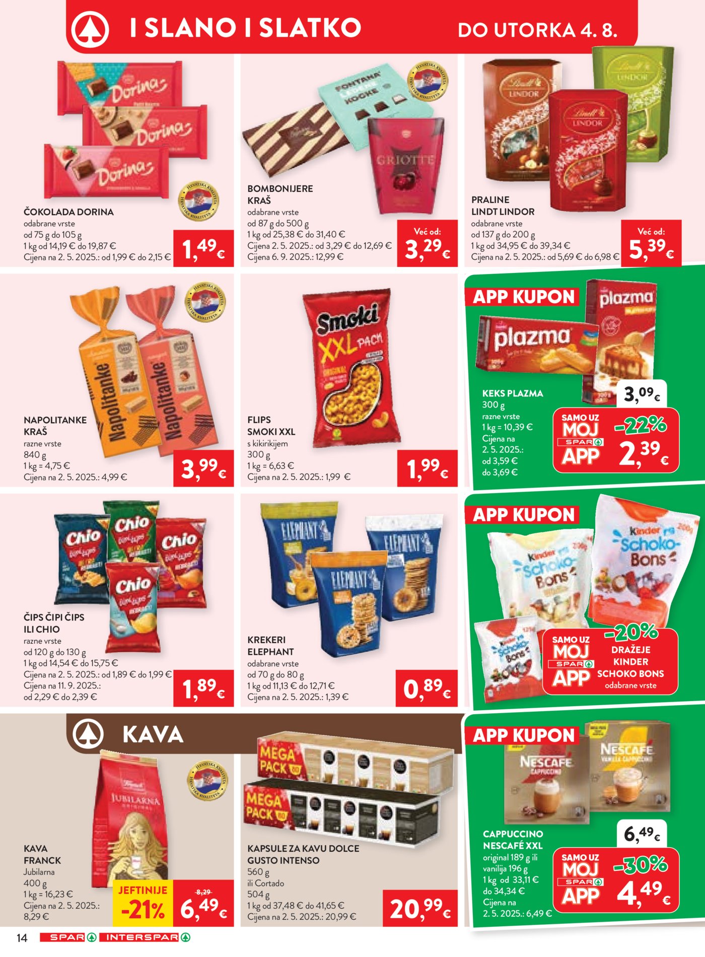 SPAR INTERSPAR katalog Akcija 29.07.-04.08.2026.