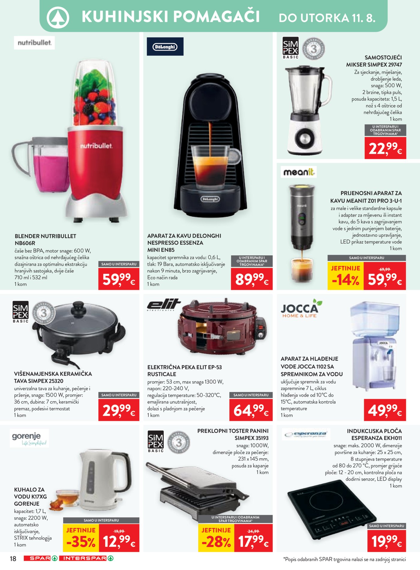 SPAR INTERSPAR katalog Akcija 29.07.-04.08.2026.