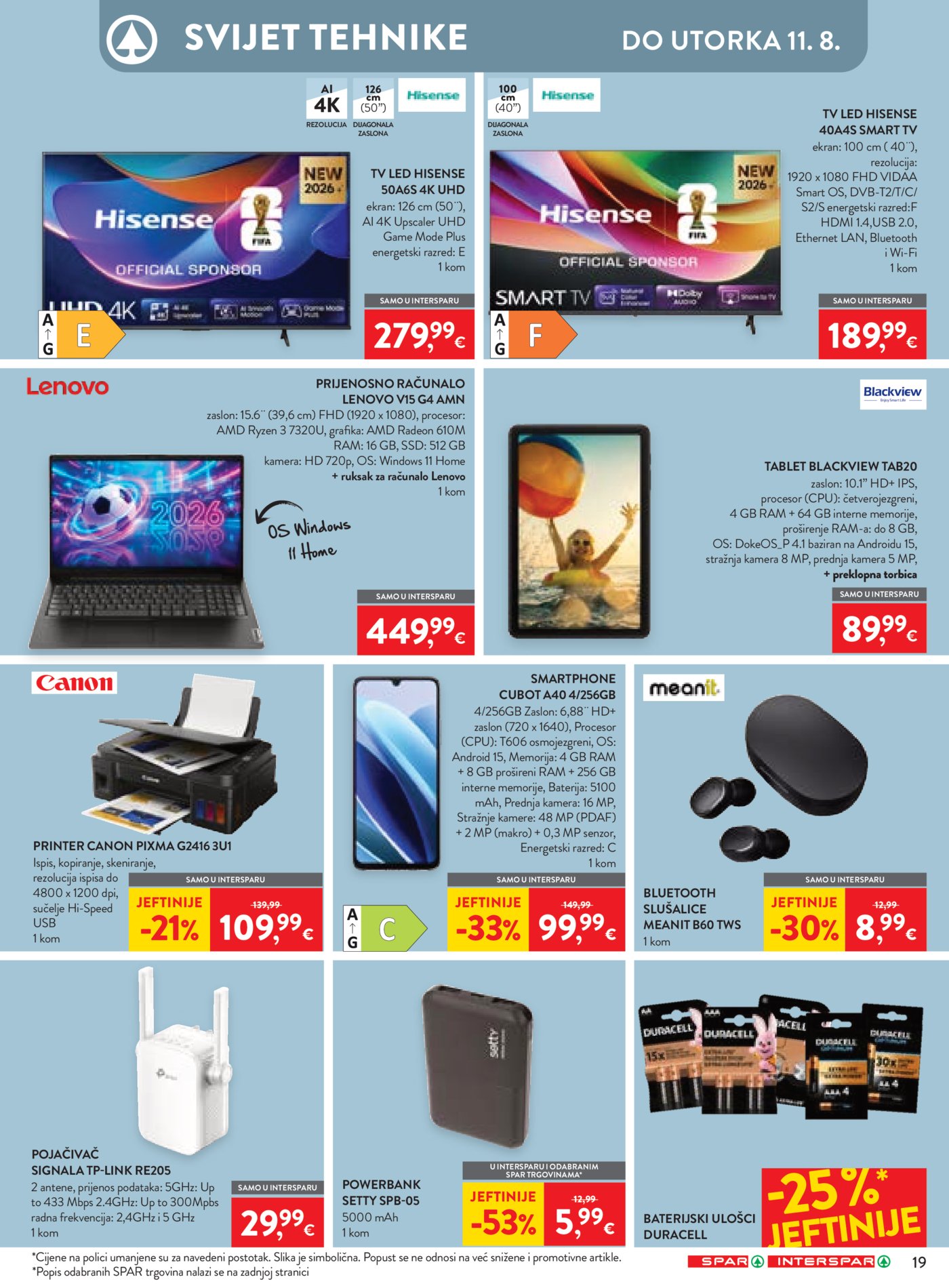 SPAR INTERSPAR katalog Akcija 29.07.-04.08.2026.
