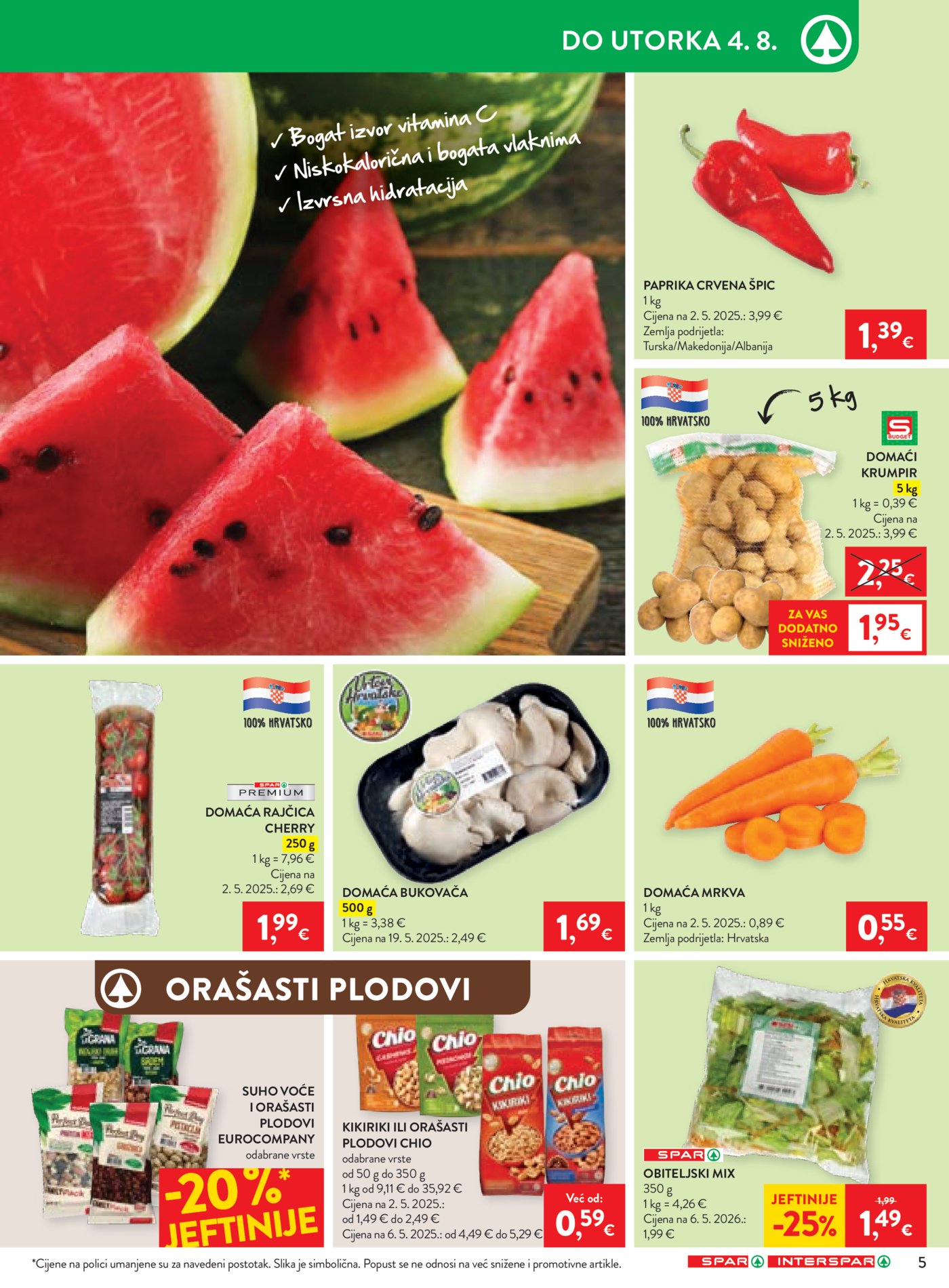 SPAR INTERSPAR katalog Akcija 29.07.-04.08.2026.
