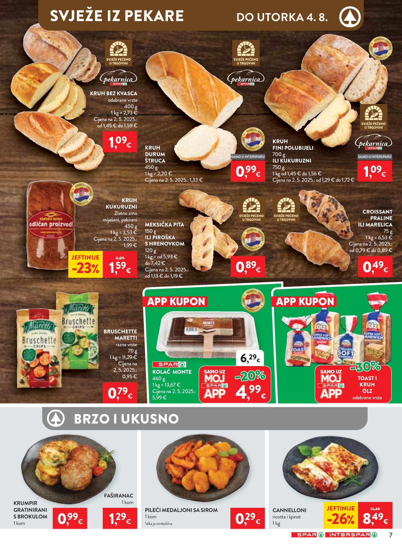 SPAR INTERSPAR katalog Akcija 29.07.-04.08.2026.